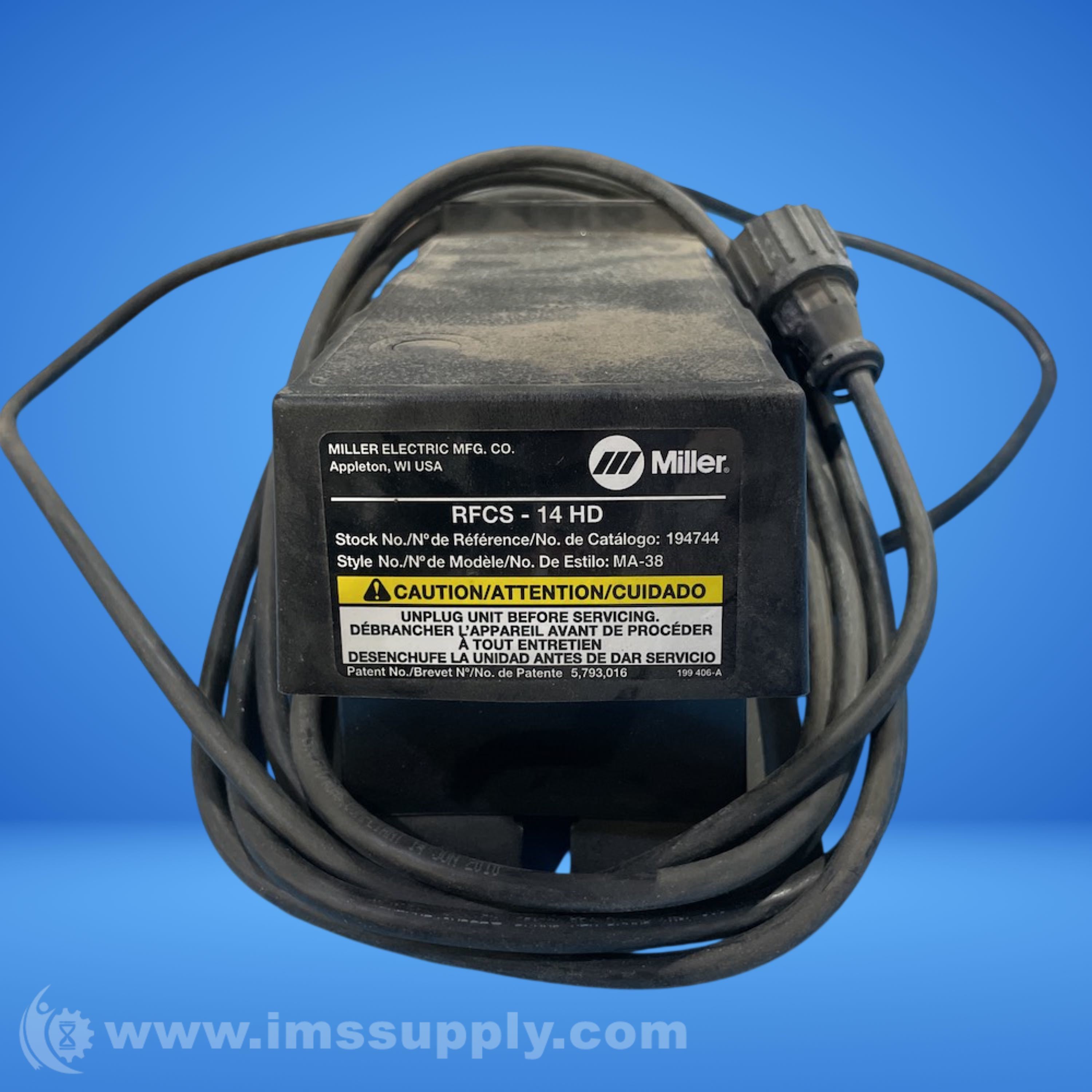 Miller RFCS-14 HD Foot Control - IMS Supply