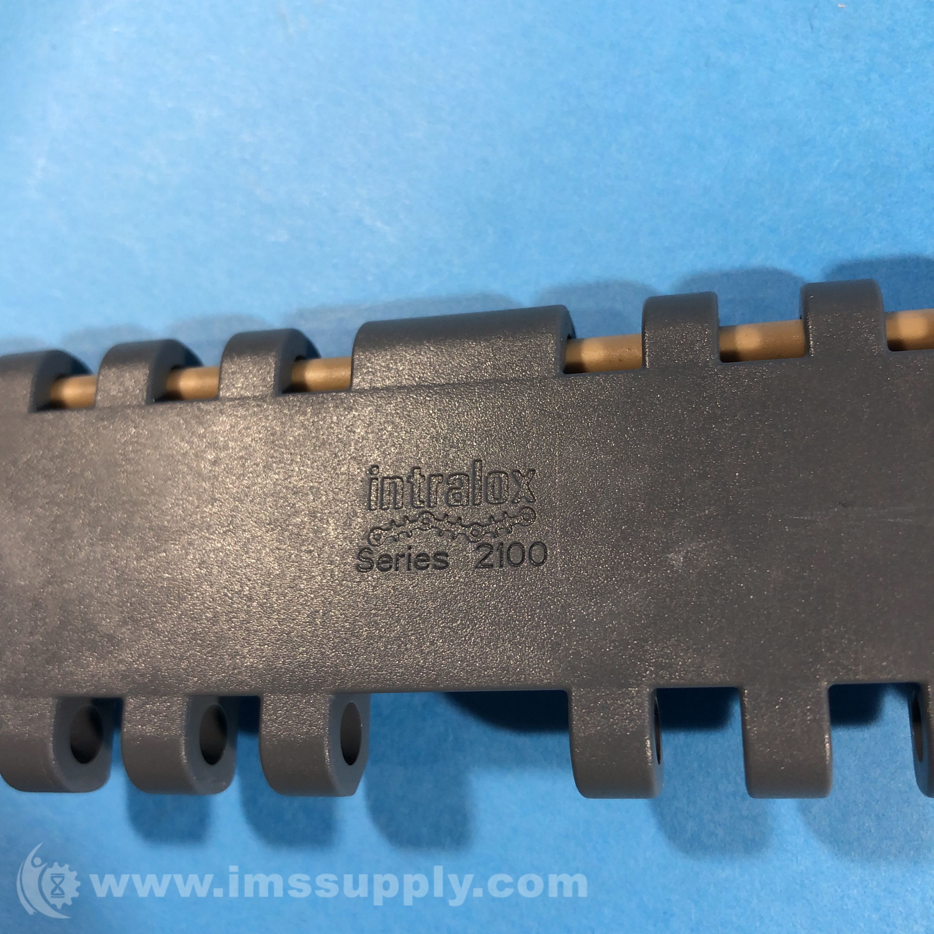 Intralox Series 2100 Flat Top Grey Acetal Belt IMS Supply