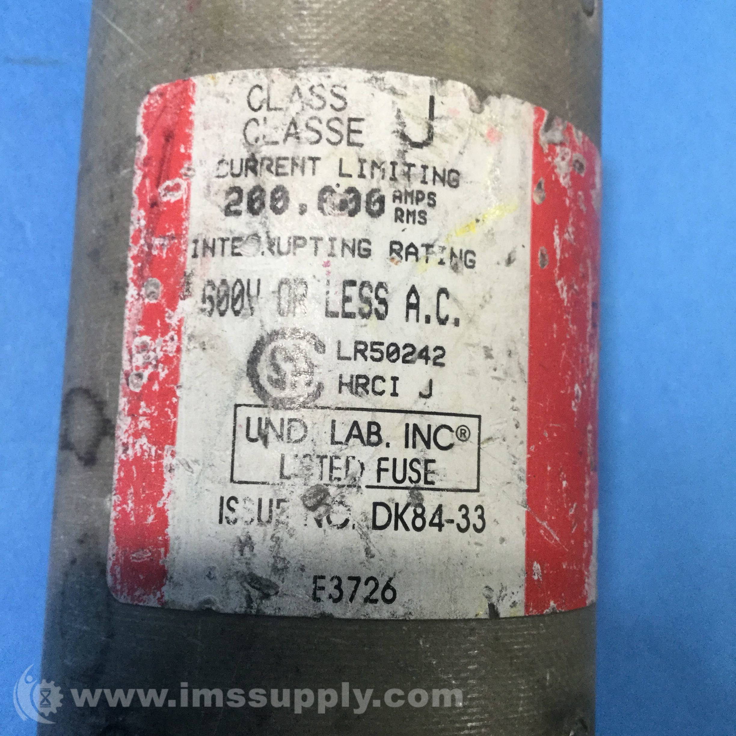 Class J USIP 600 600V or Less AC Details about   Federal Pioneer JCL 600 Fuse 