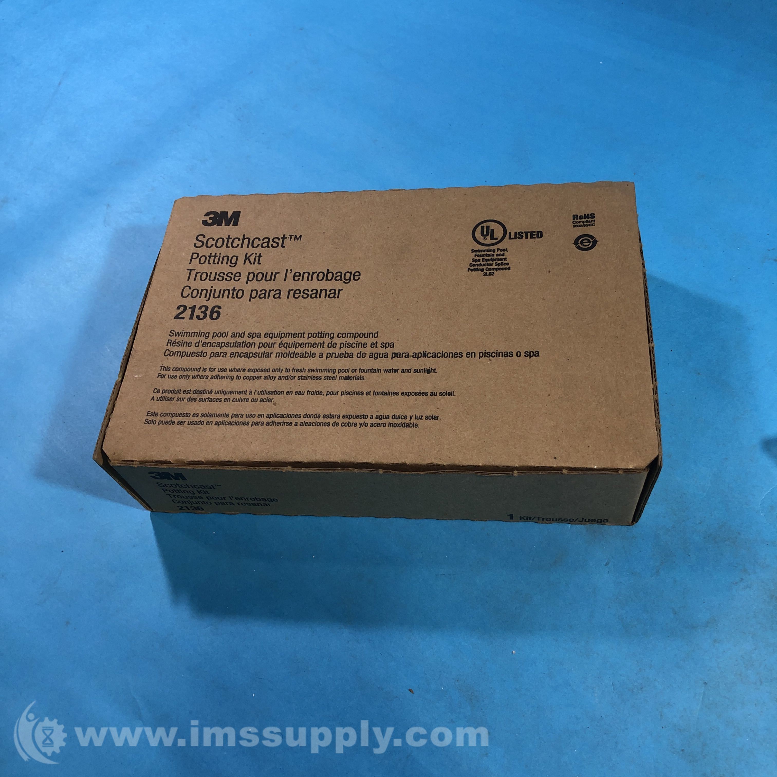 3M 2136 Scotchcast Wetniche Potting Kit Liquid Resin IMS Supply