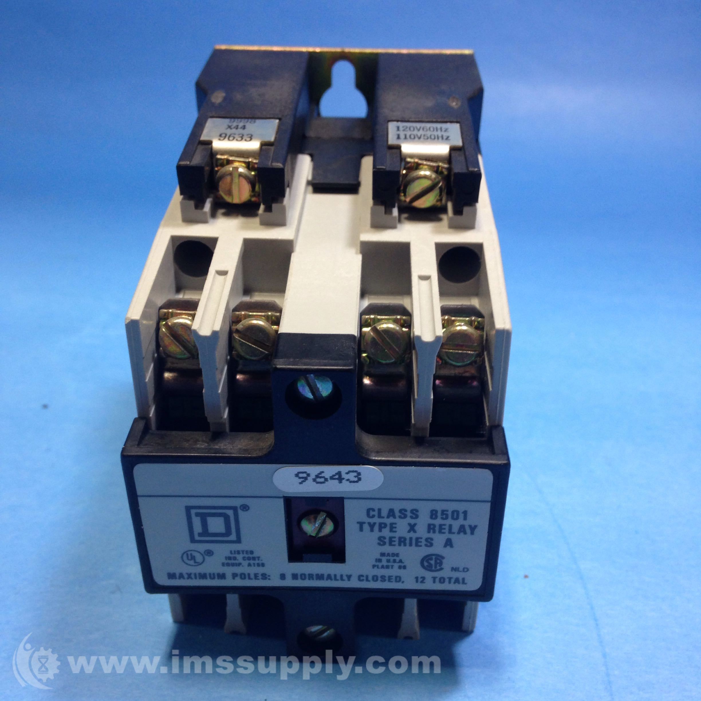 Square D 8501X040 Industrial Control Relay - IMS Supply