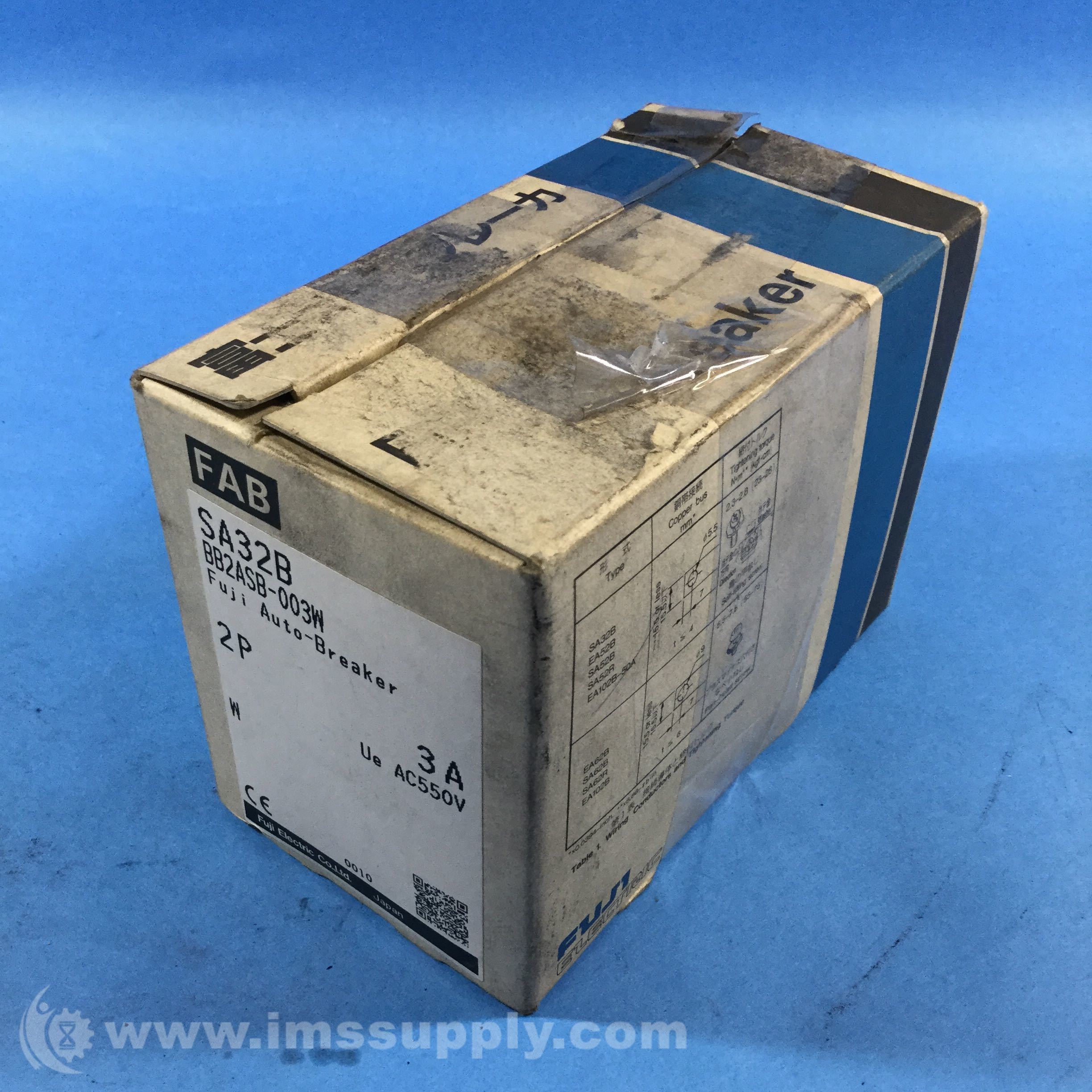 Fuji Electric SA32B Circuit Breaker - IMS Supply