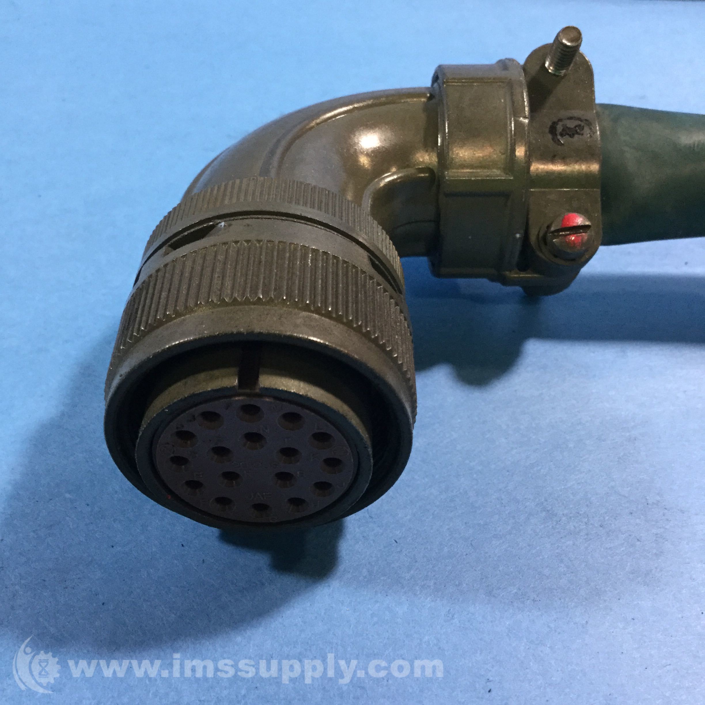 Jae Connectors 2029S, Connector Plug Angle W / Cable IMS Supply