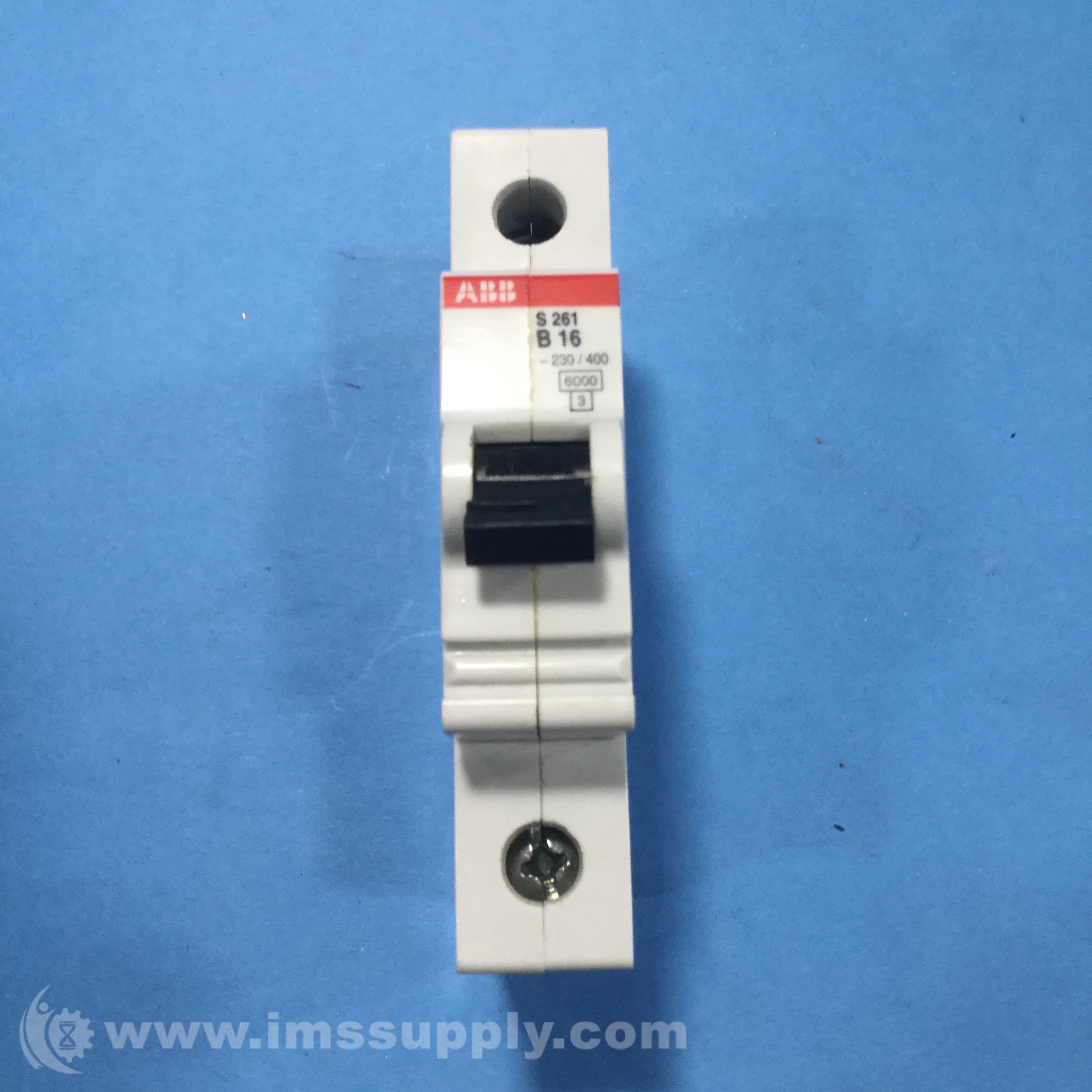 ABB S261-B16 Circuit Breaker, 16 Amp - IMS Supply