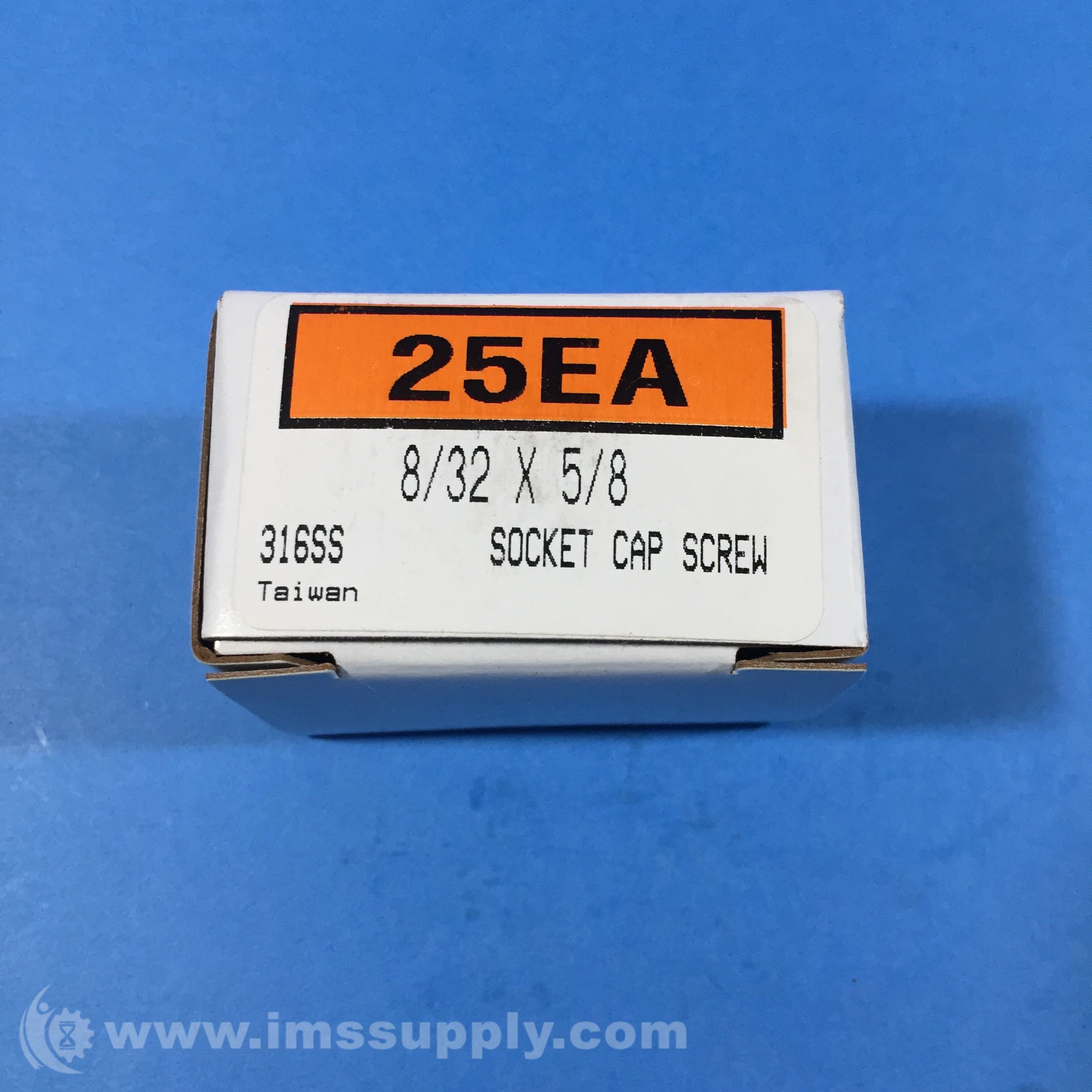 Msc 8/32X5/8 316SS Socket Cap Screw, Box of 25 - IMS Supply