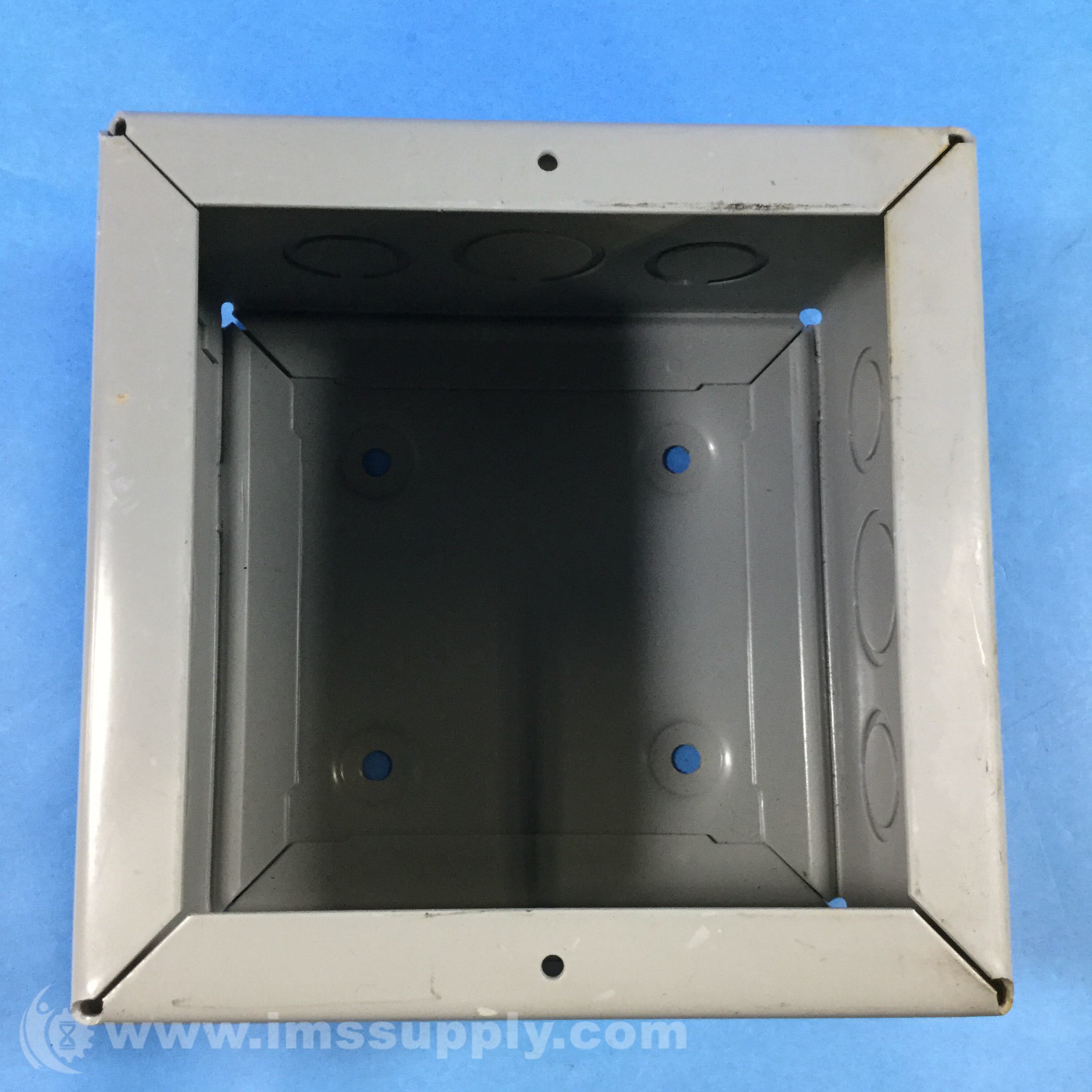 Hubbell SC060604WW Metallic Enclosure Gray Knockouts IMS Supply
