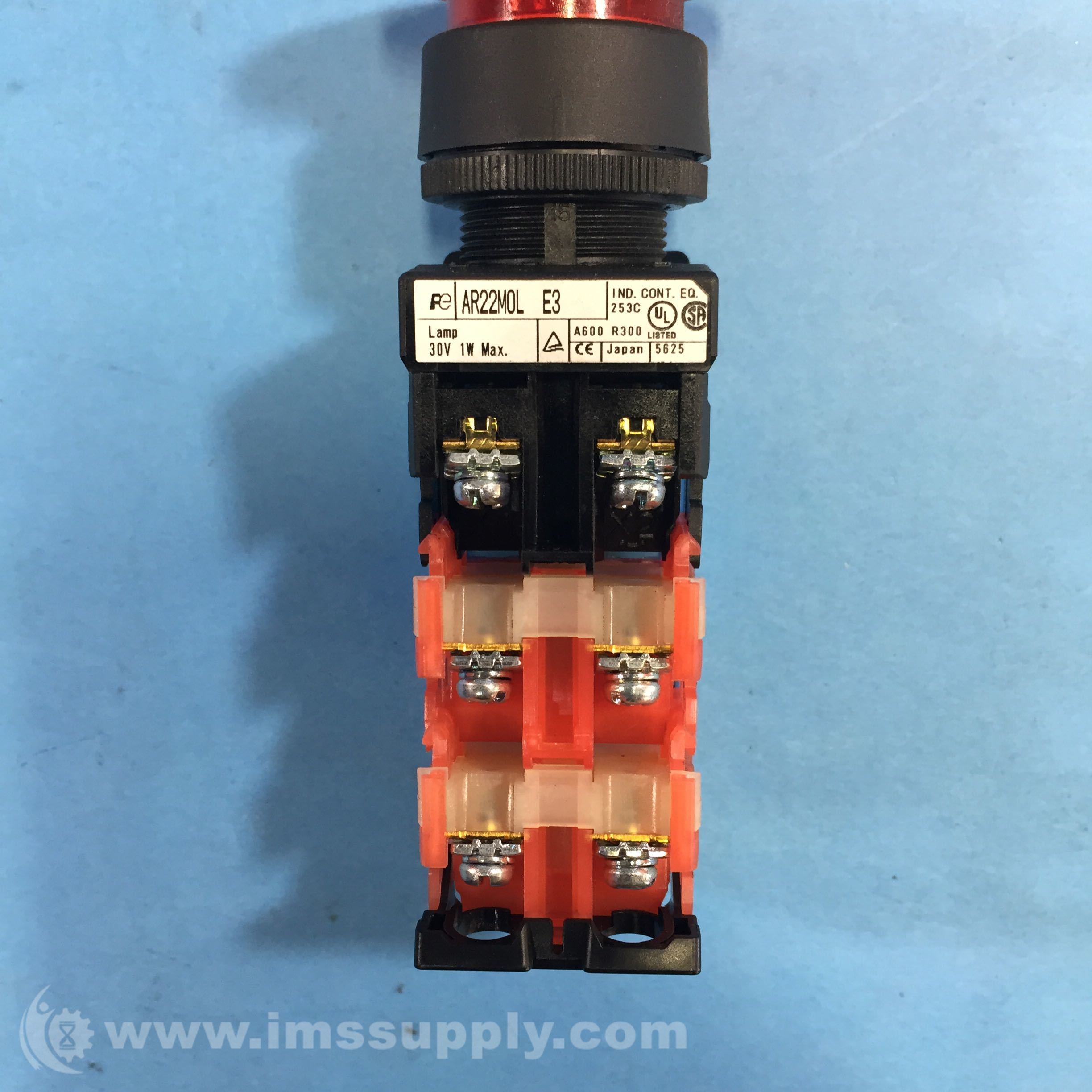 Fuji Electric AR22M0LE3 Red Push Button IMS Supply