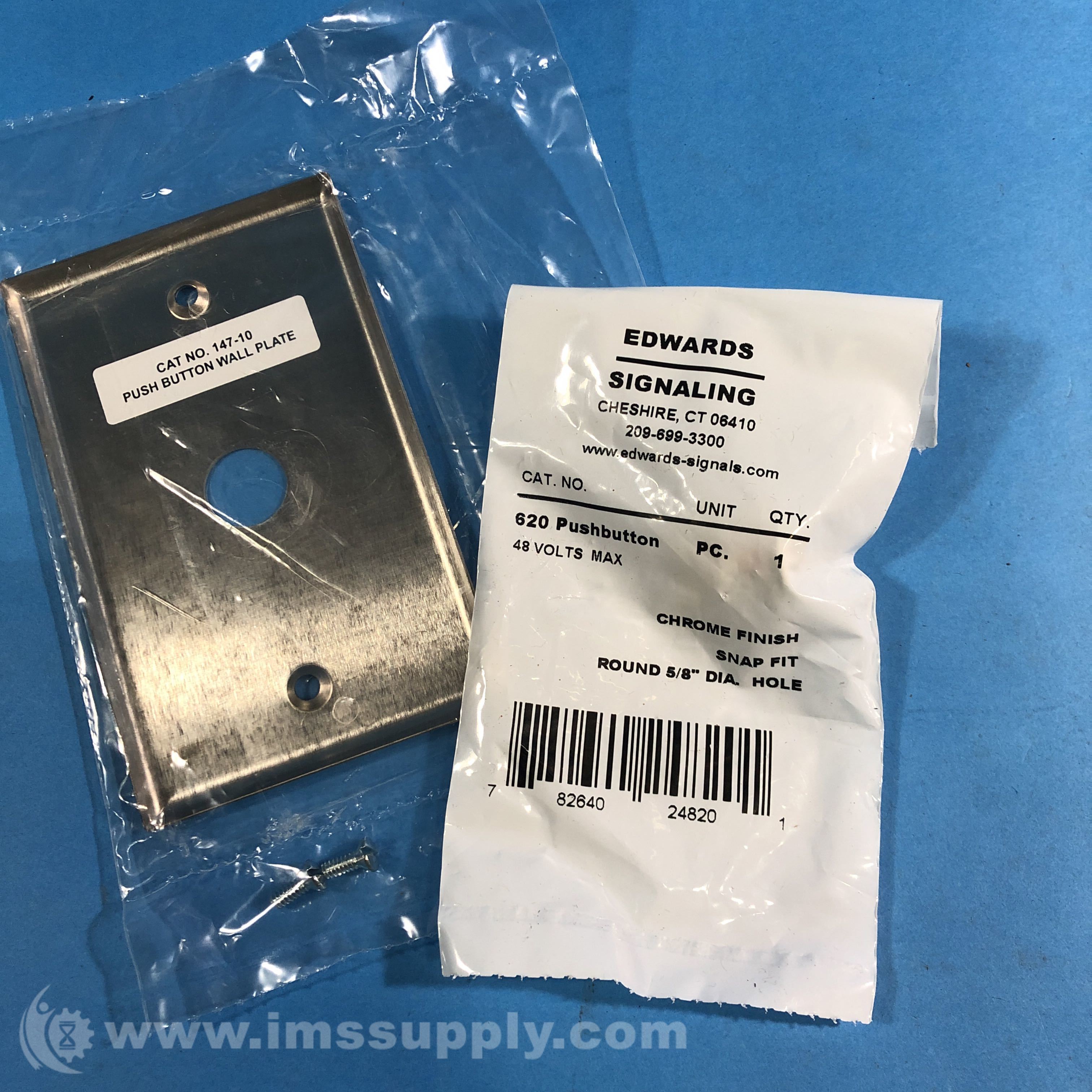 Edwards Signaling 620 Pushbutton, Low Voltage IMS Supply