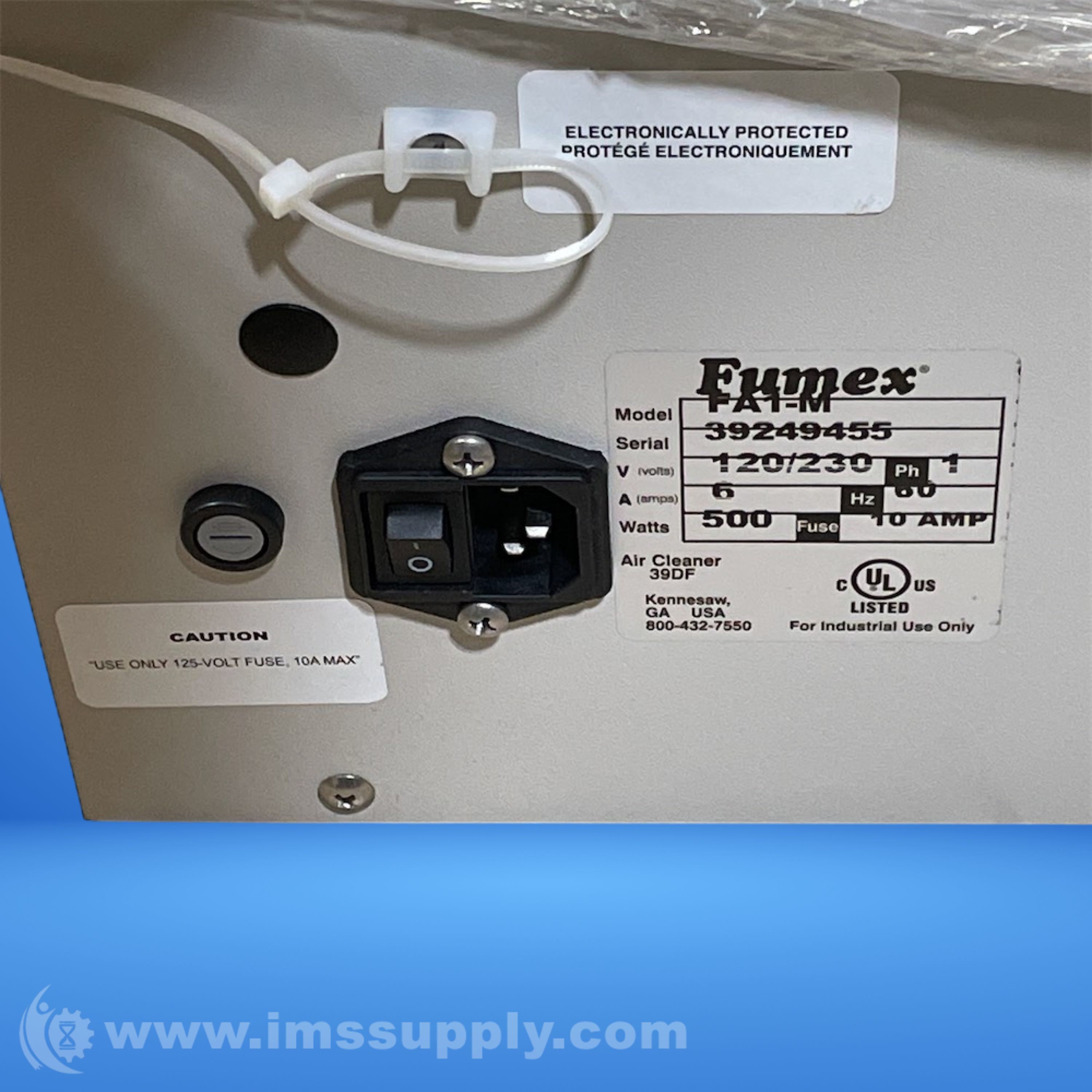 Fumex Inc. FA1-MINI 120V-2 UNIT Laser Fume Eliminator - IMS Supply