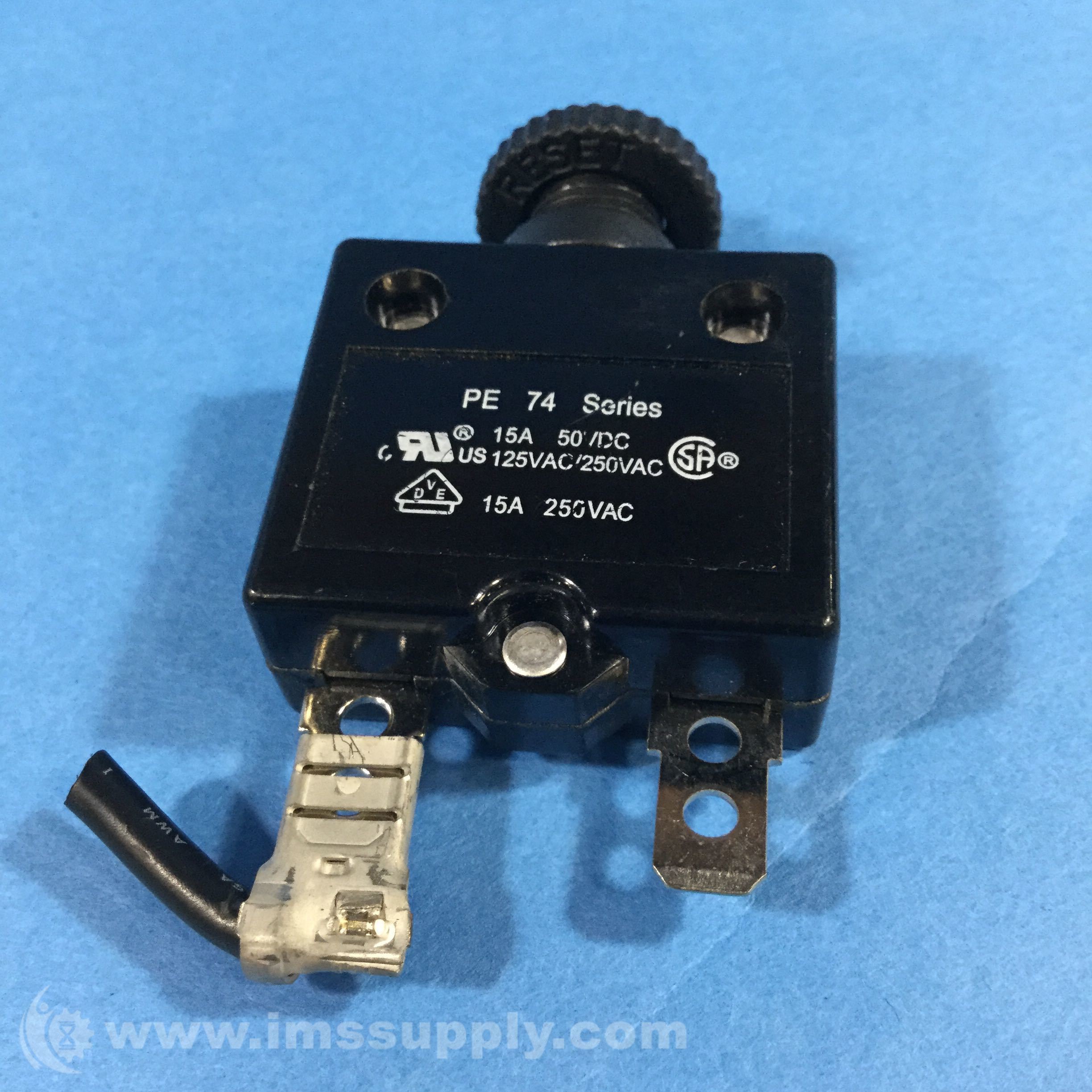 Joemex PE 74 Series Push Button Reset Breaker IMS Supply