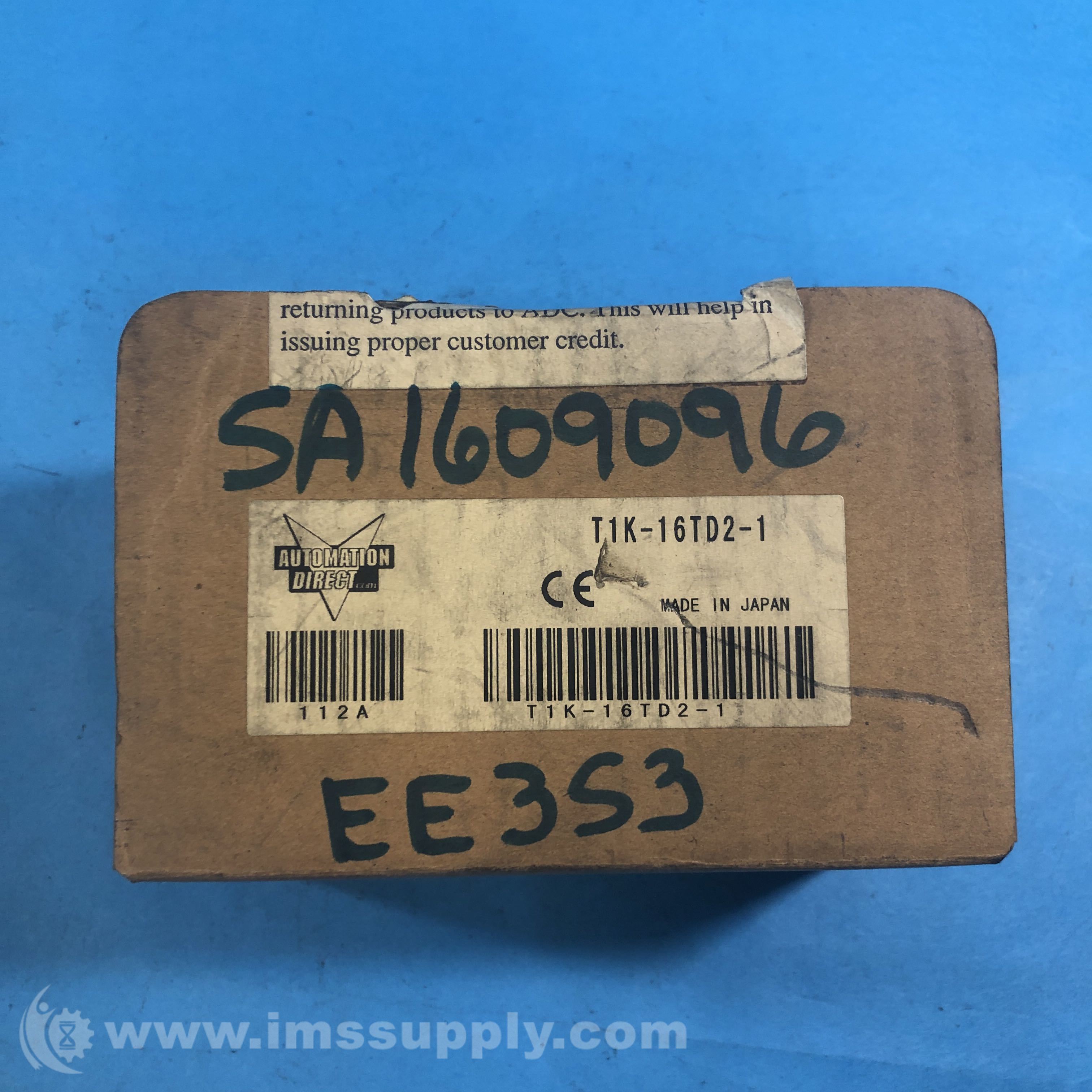 Automation Direct T1K-16TD2-1 Terminator Discrete Output Module - IMS ...