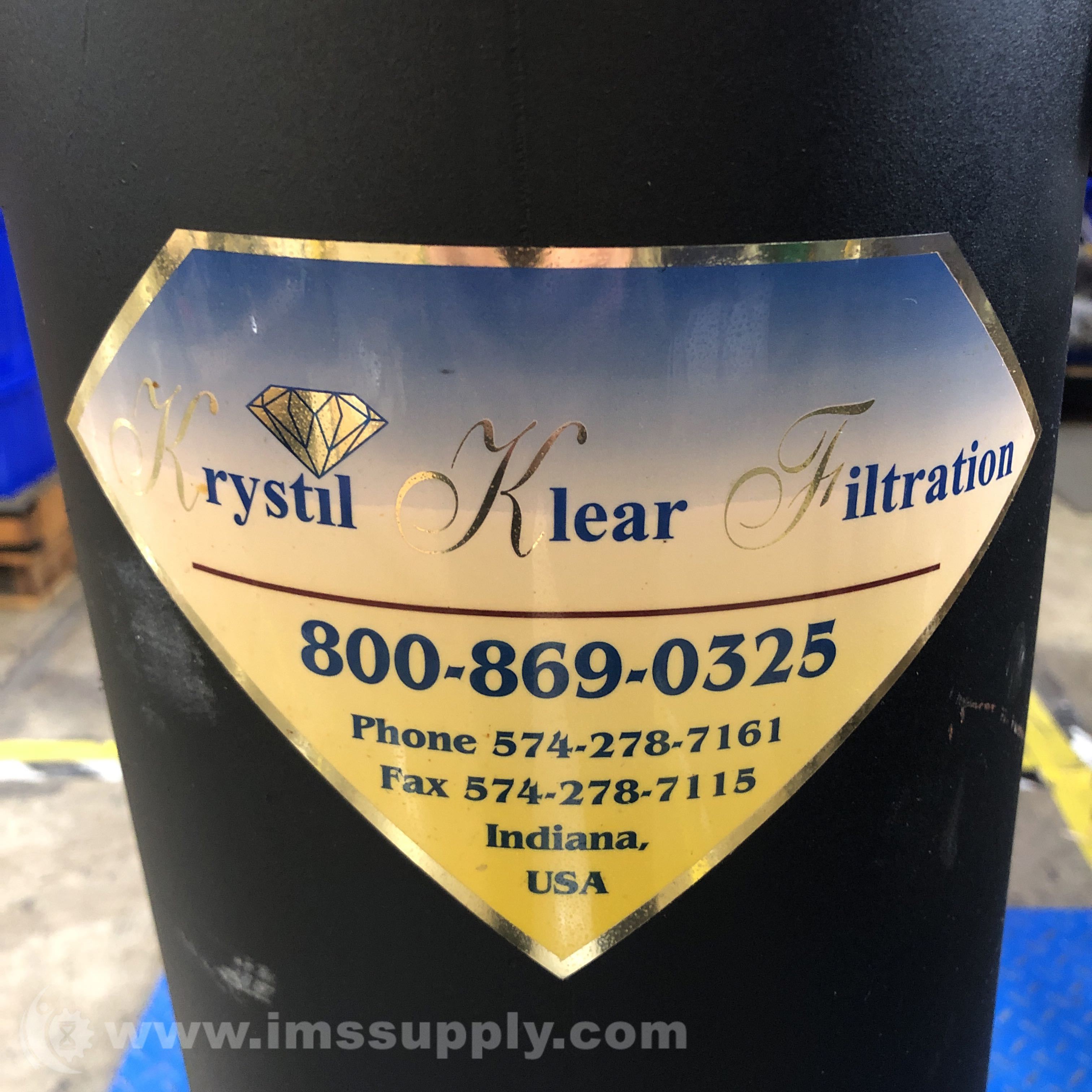 Krystil Klear Filtration L88302NBC15 Single Liquid Bag Housing IMS Supply