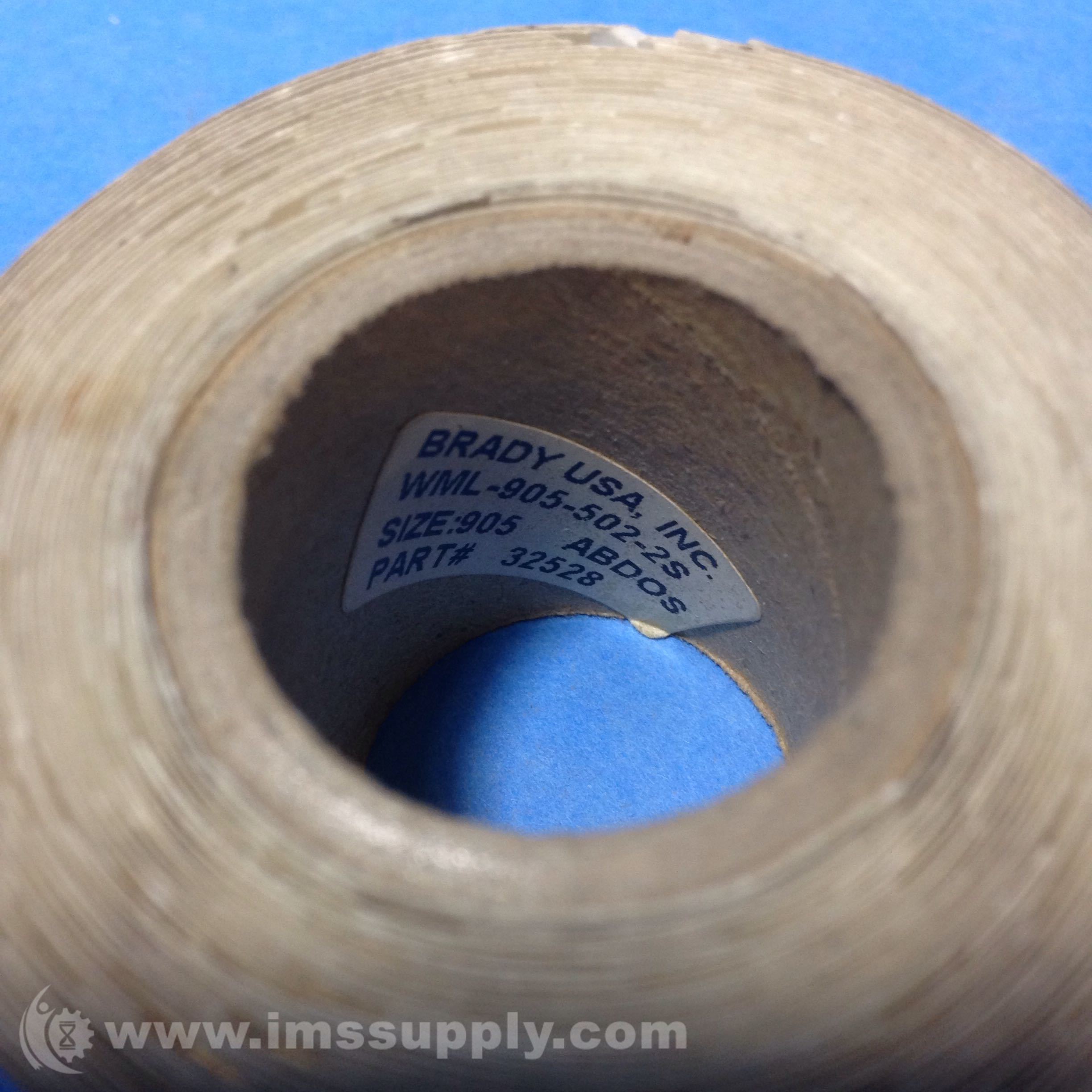Brady WML-905-502-2S Polymer Coated Cloth Labels - IMS Supply