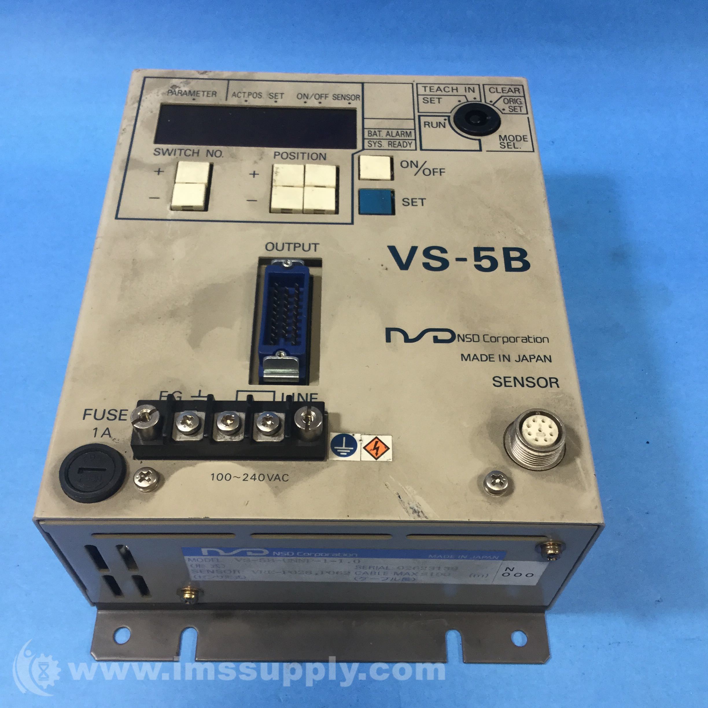 NSD, VS-5B-UNNP-0-1.0, Corporation Controller VariCam Cam