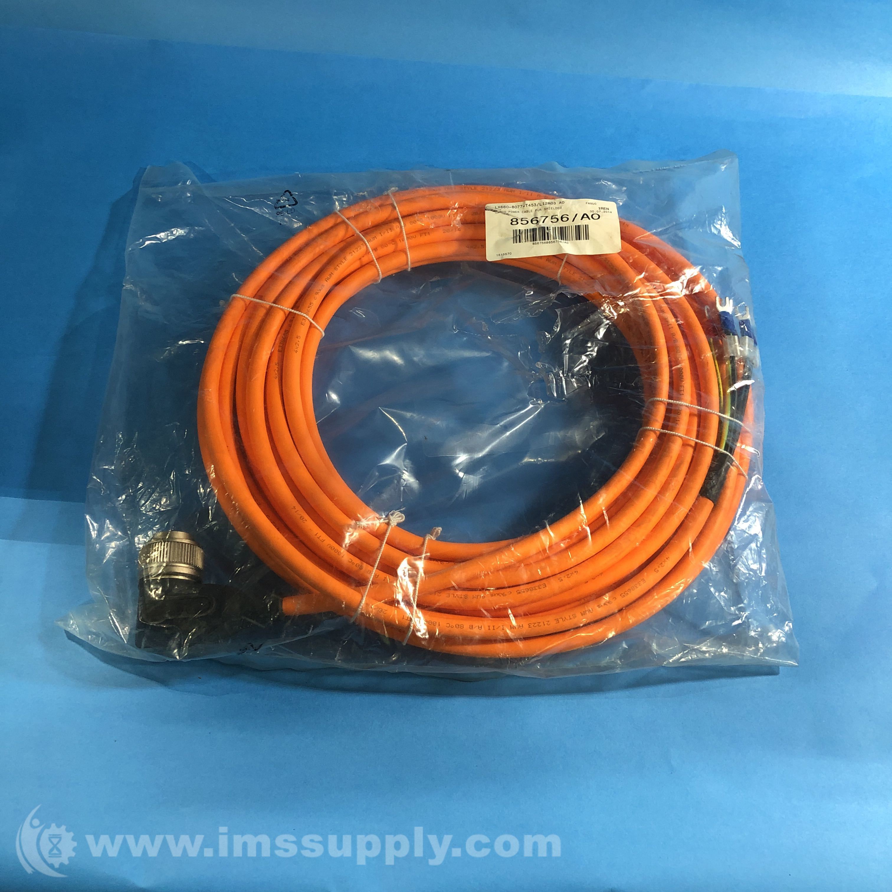 Fanuc LX660-8077-T453/L12R03 PUR Shielded Power Cable - IMS Supply