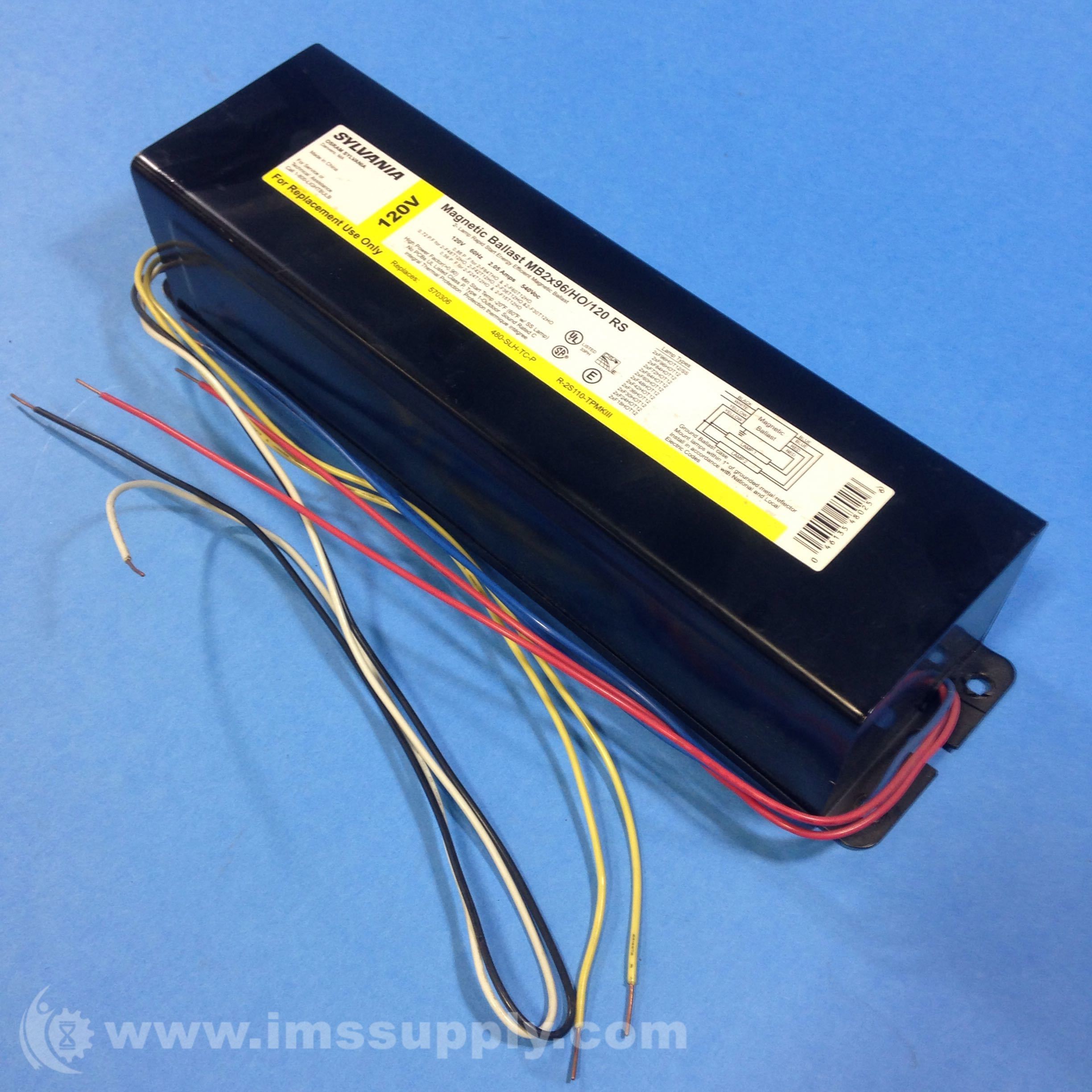 Sylvania Ballast MB2X96/HO/120RS Ballast IMS Supply
