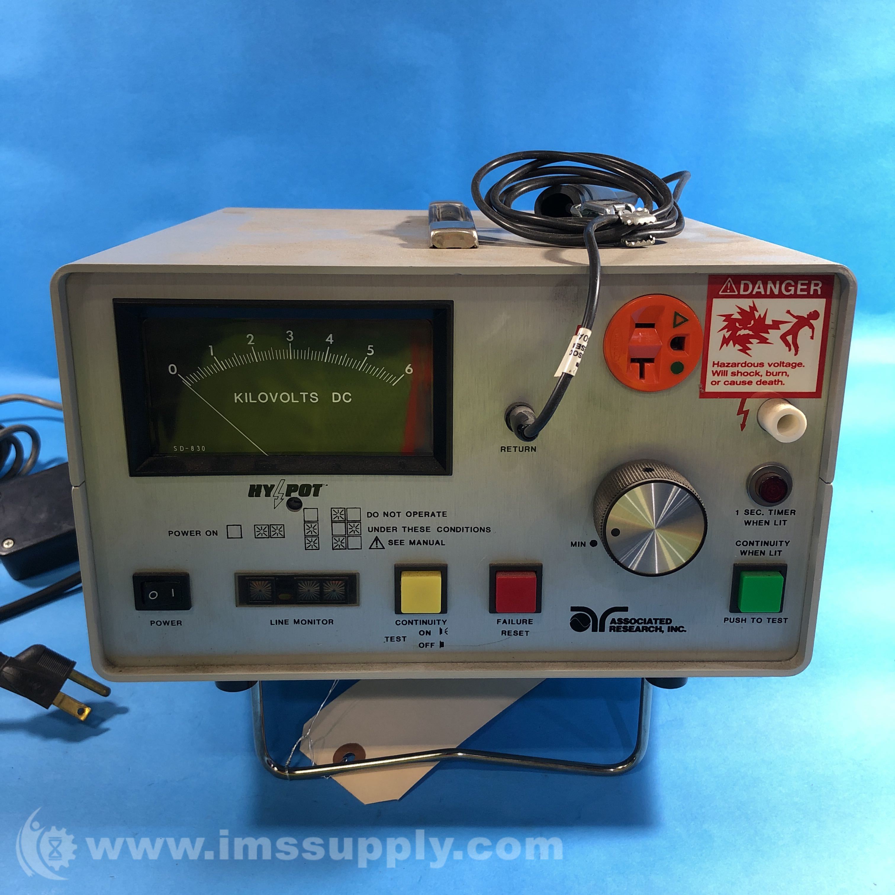 Associated Research 5060AT AC HiPot Ground Continuity Test Set IMS Supply