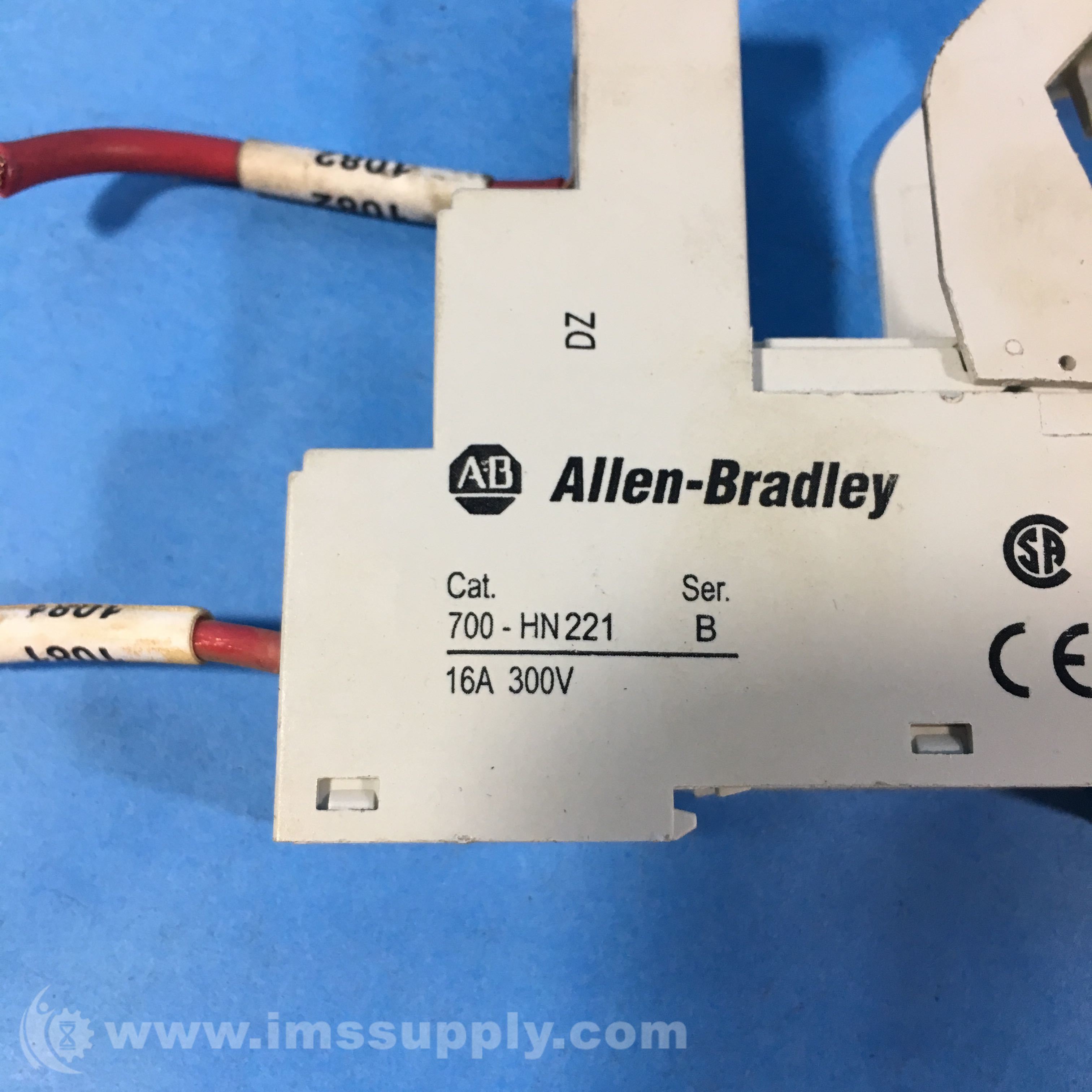 Allen Bradley 700HN221 5 Blade Screw Terminal Relay Socket IMS Supply
