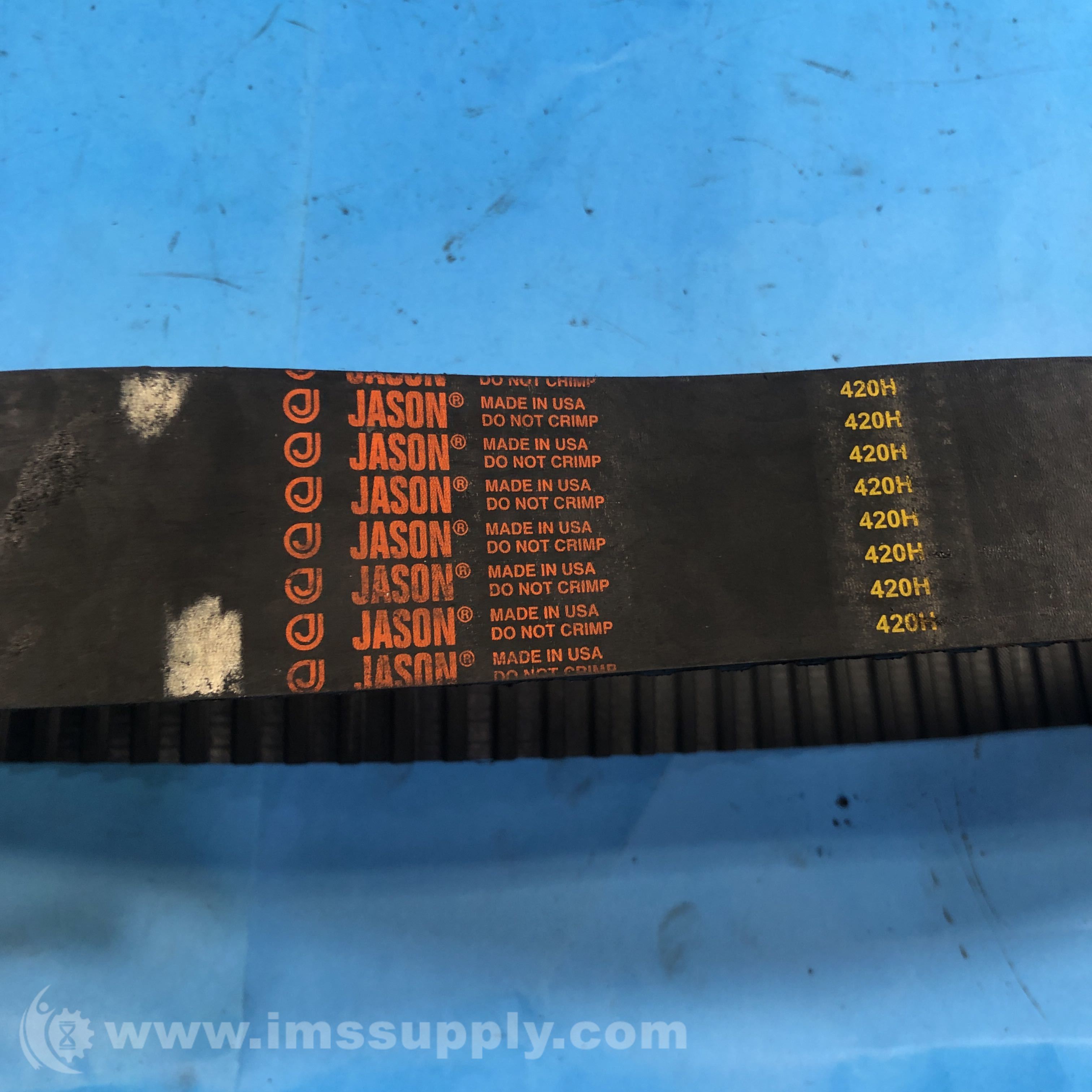 Jason 420H Timing Belt 4 Inch Width IMS Supply