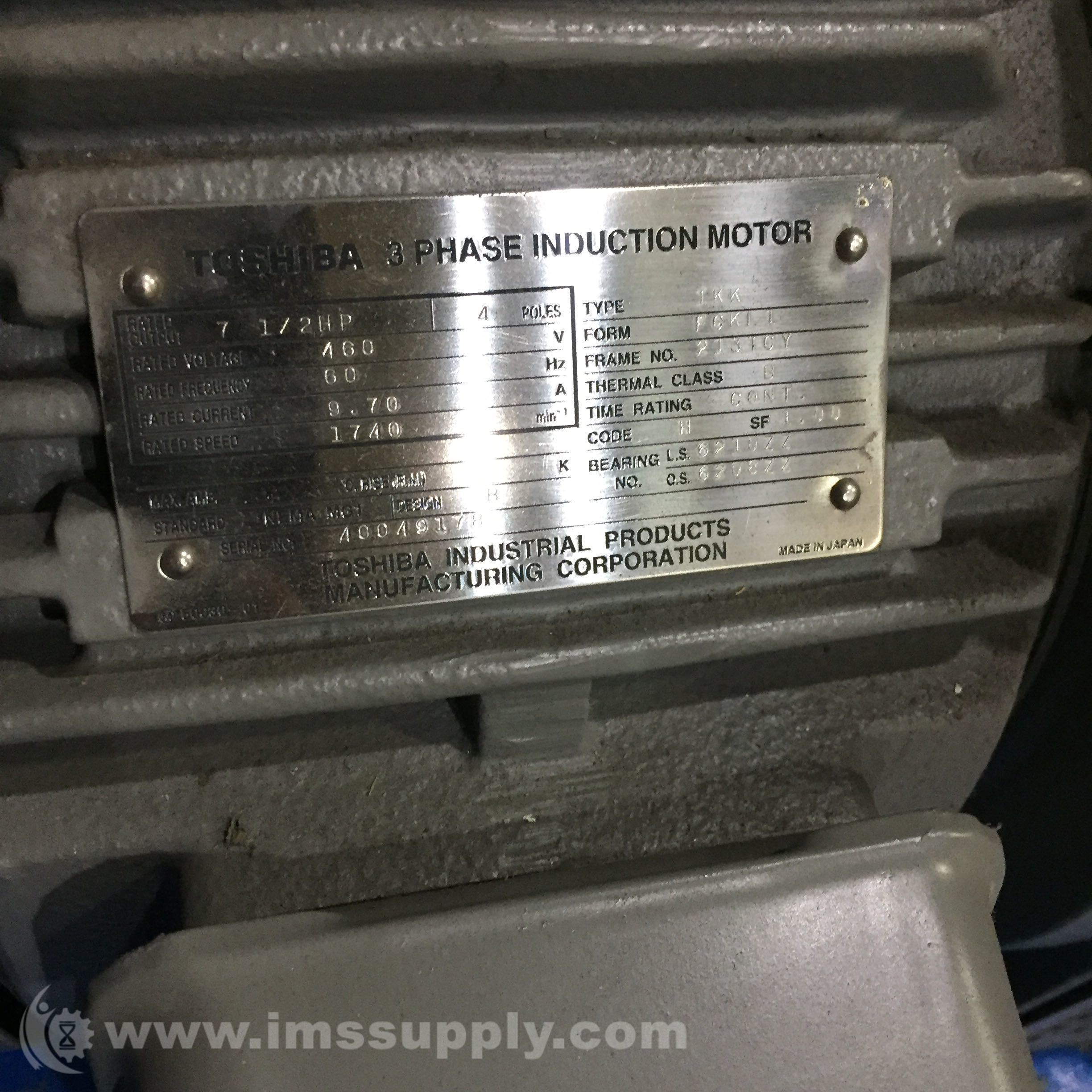 Toshiba ECM-DBK8 EC Motor - IMS Supply