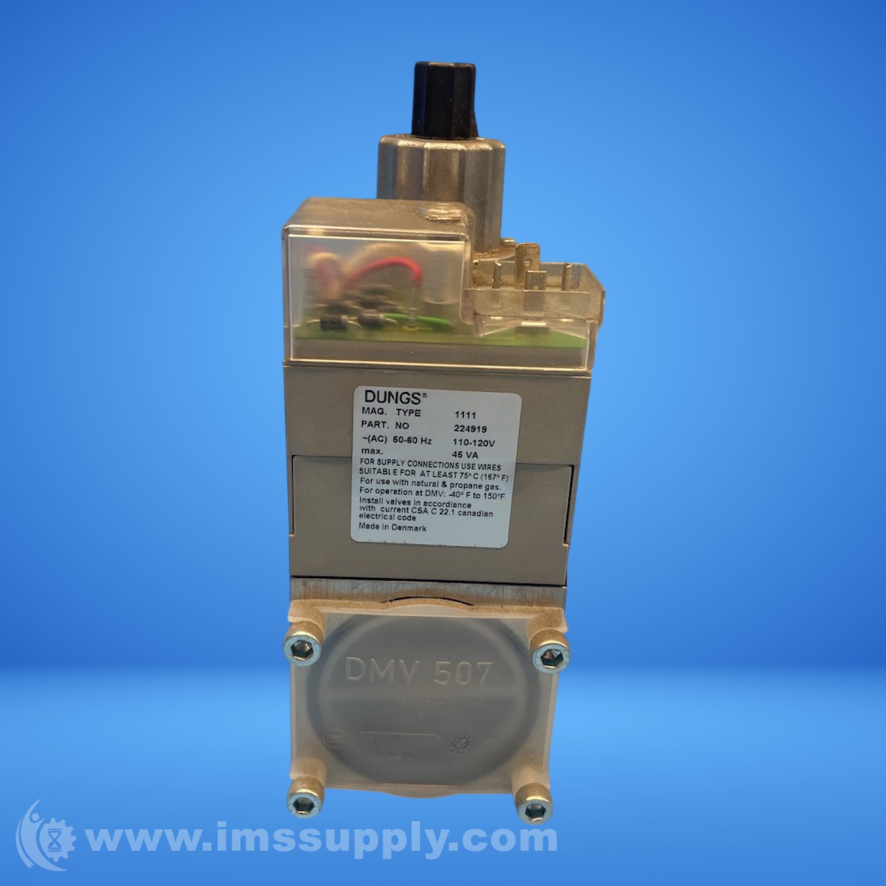 T✨️ Dungs 224919 Safety Shutoff Valve Mag Type 1111 - IMS Supply