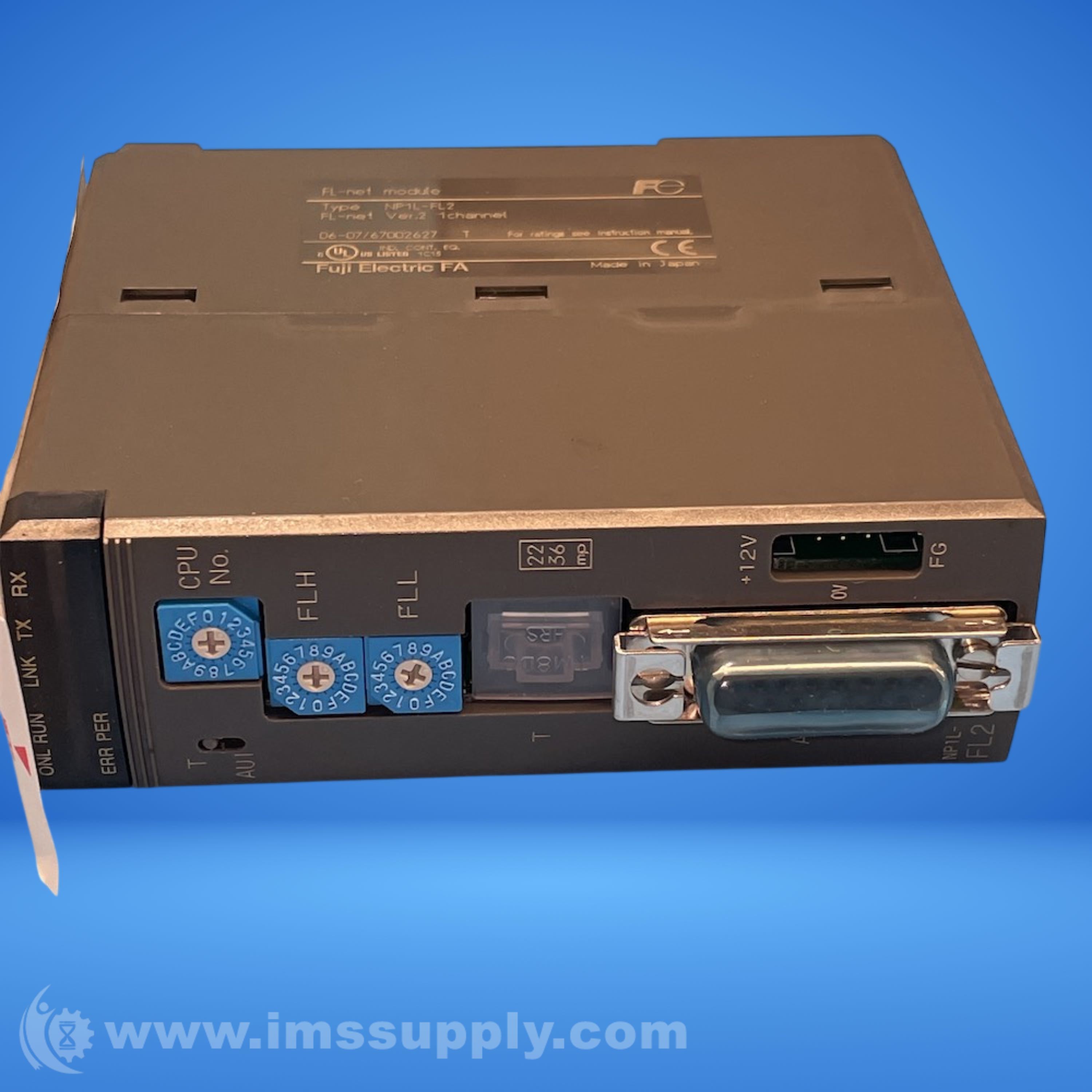 Fuji Electric NP1L-FL2 Micrex-SX FL-net Module - IMS Supply