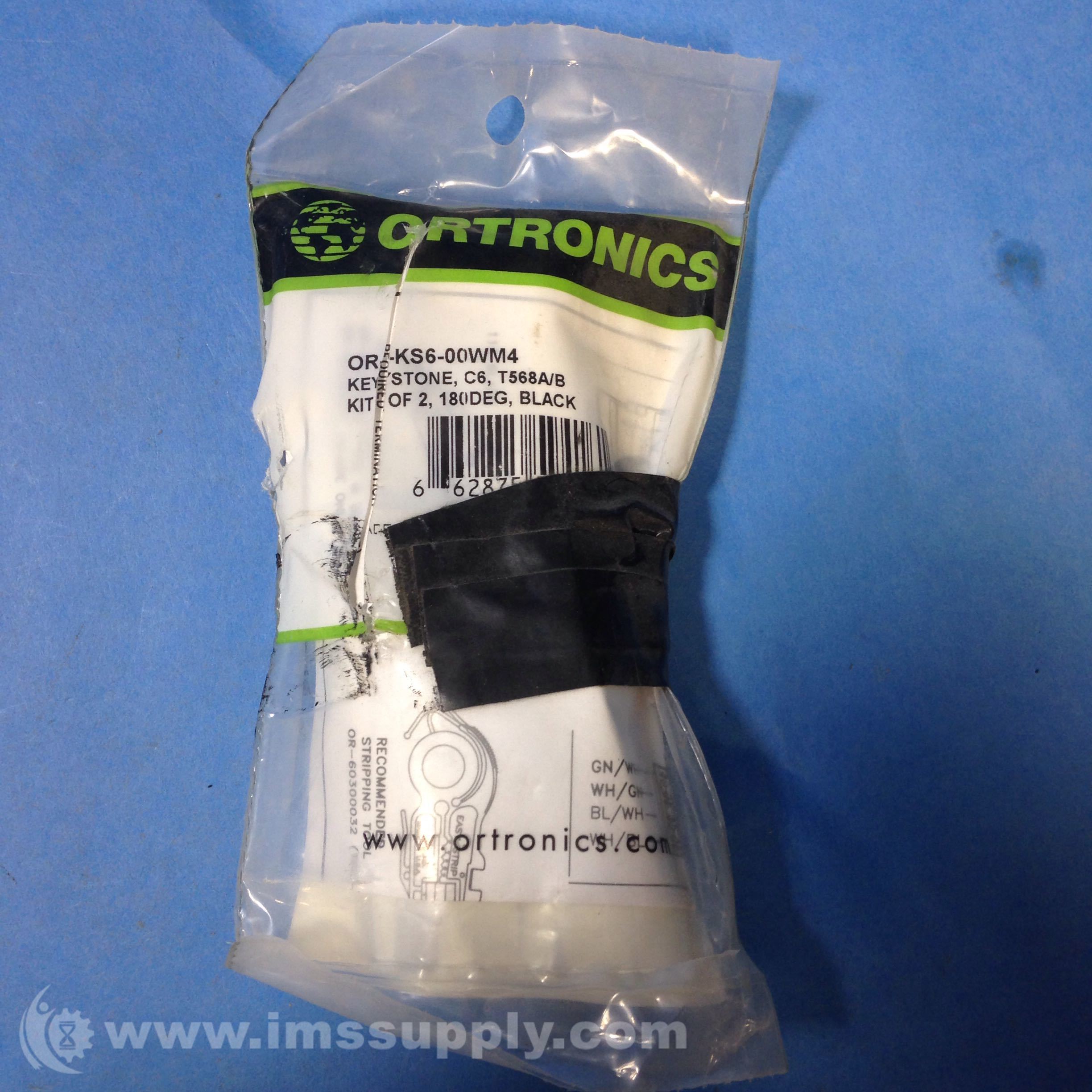 Ortronics Inc OR-KS6-00WM4 Keystone Jack - IMS Supply