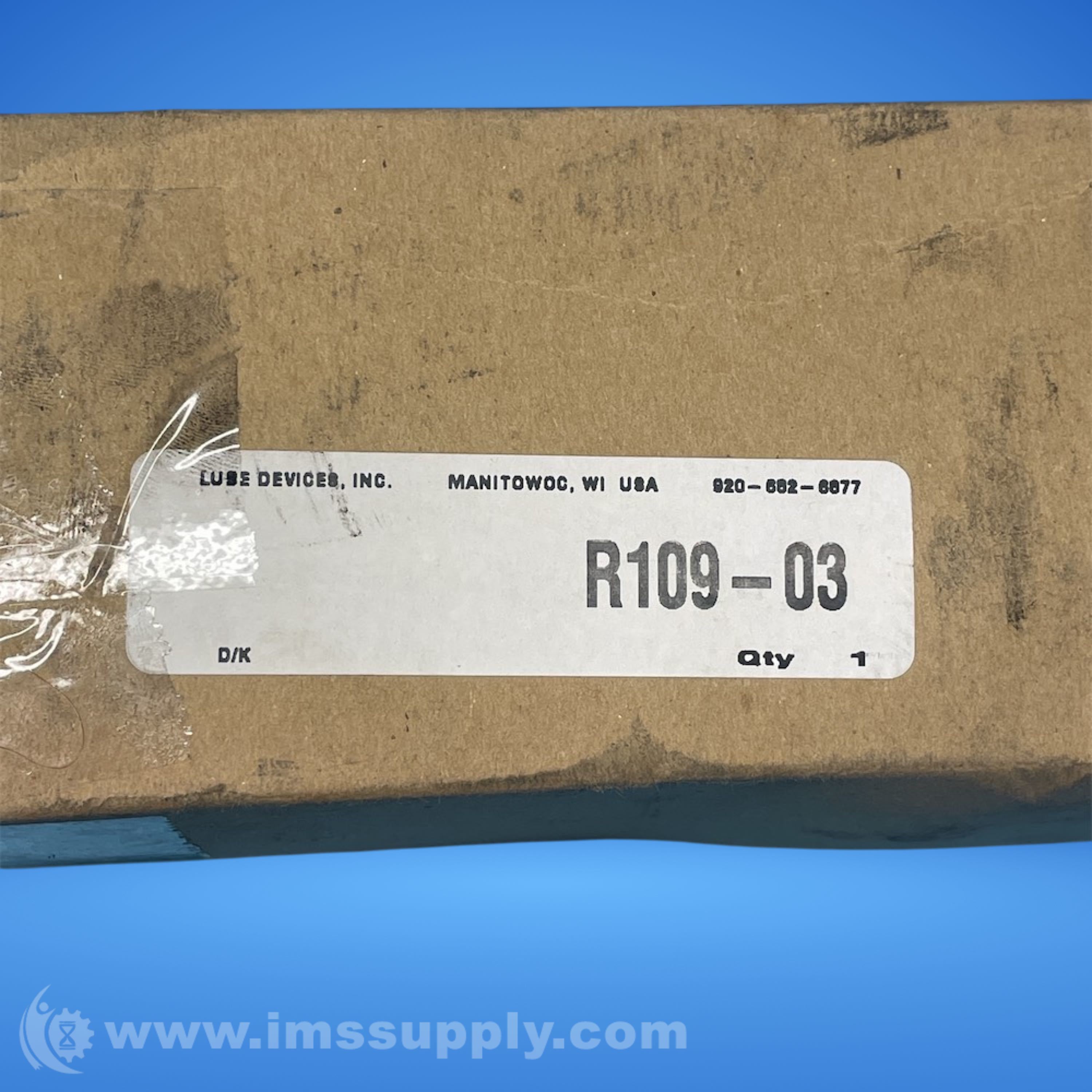 Lube Devices R109-03 Oiler - IMS Supply
