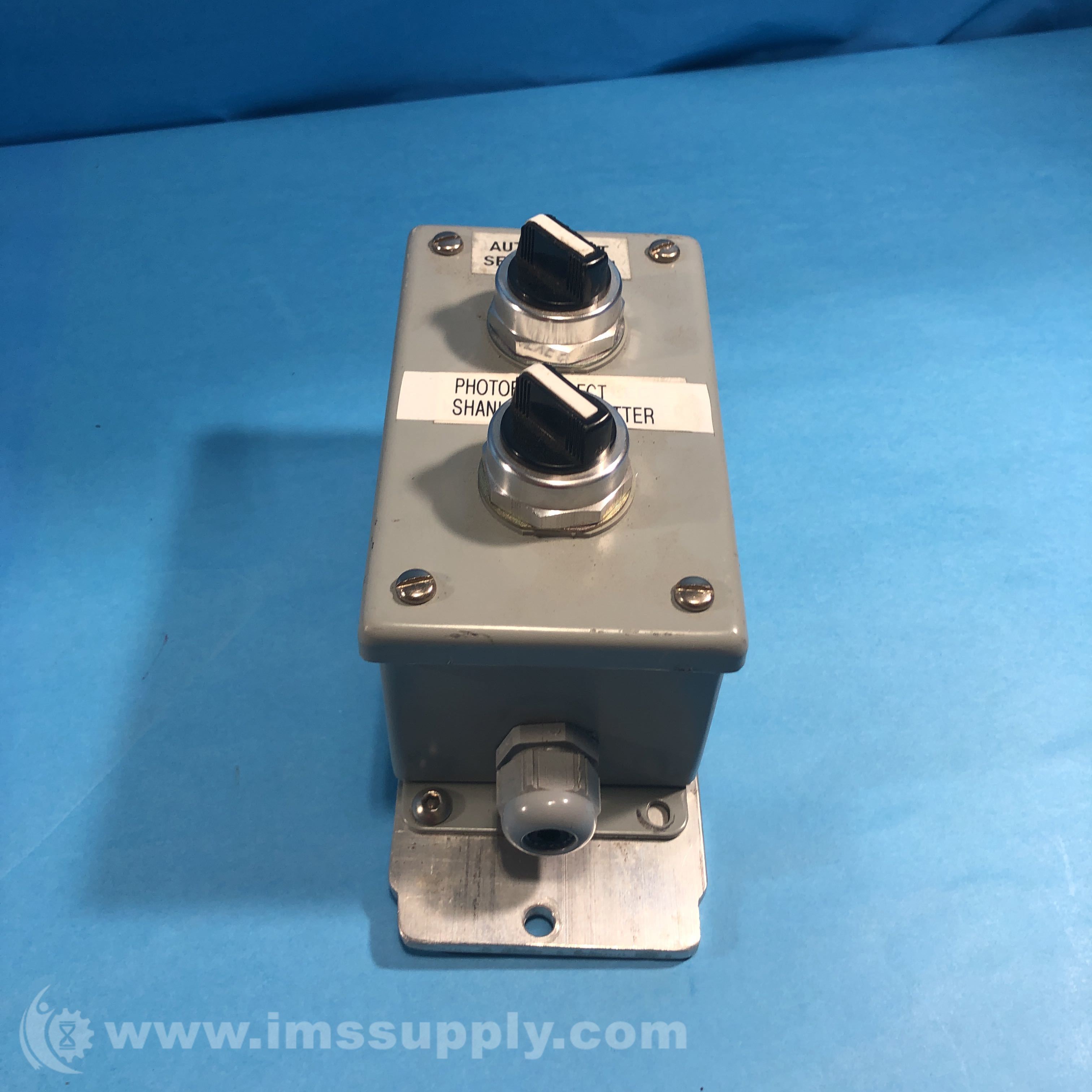 2 Push Button Operator Control Enclosure 2 Way Selector - IMS Supply