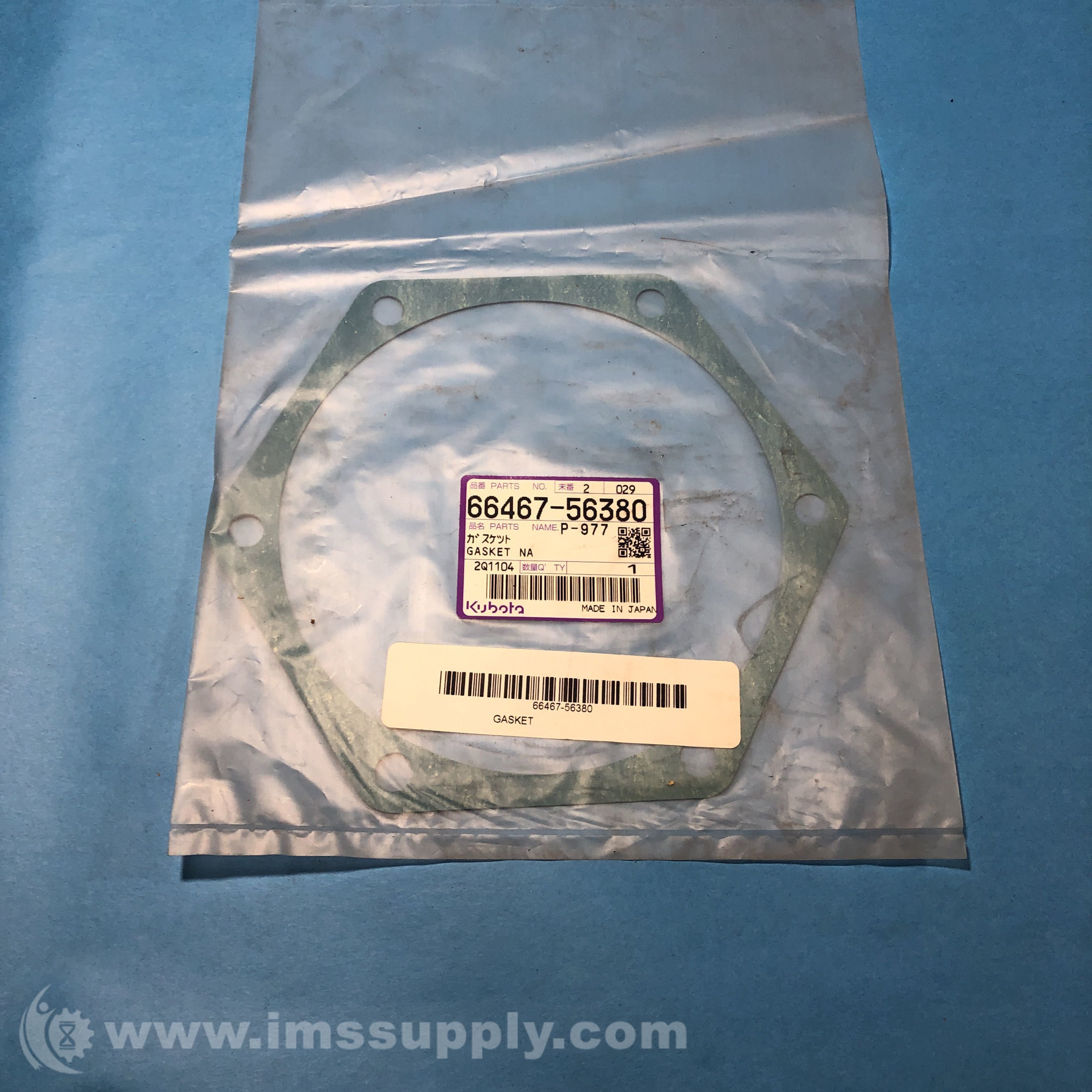 Kubota 6646756380 Gasket IMS Supply