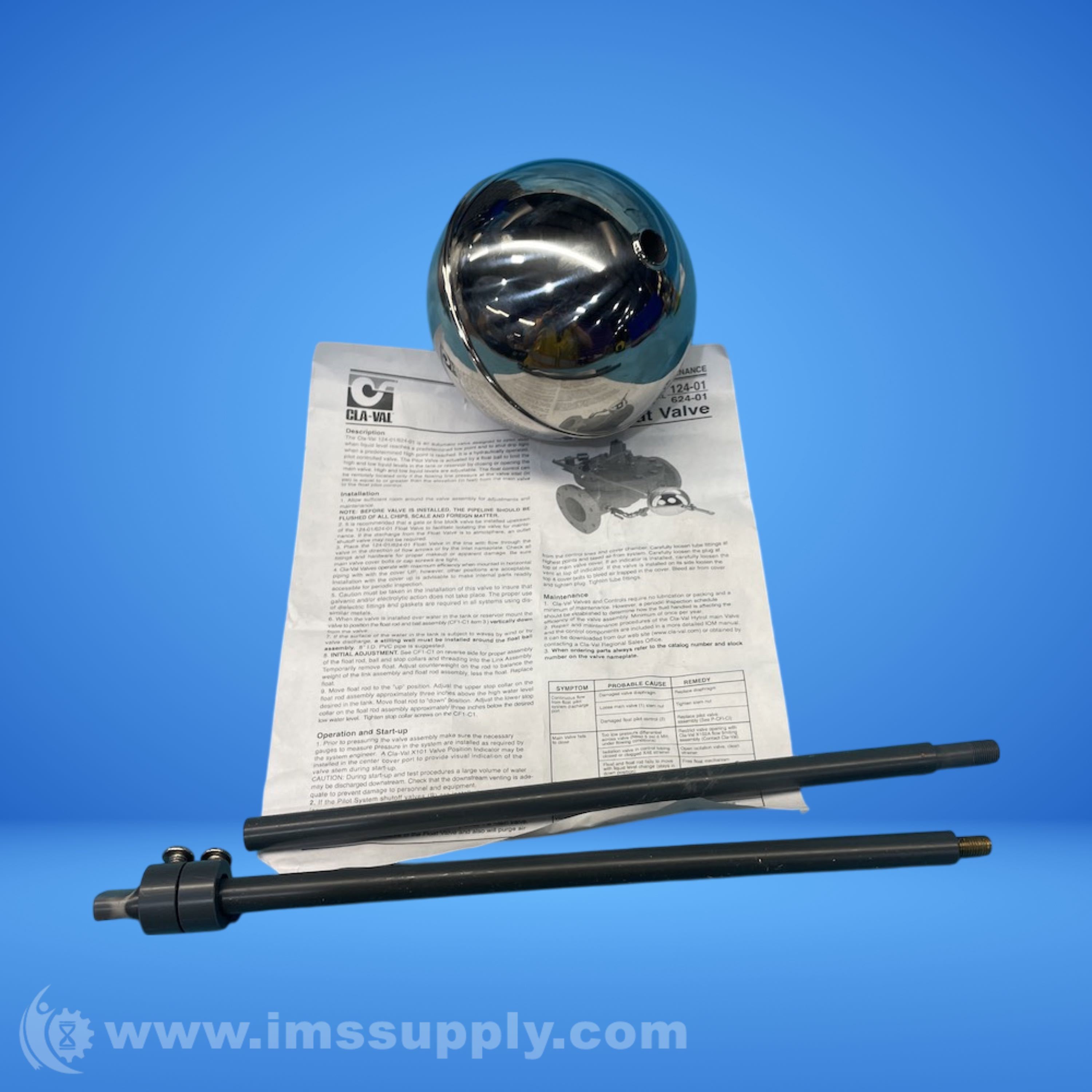 CLA-VAL CF1-C1 Float Control Valve, for Open Tanks - IMS Supply