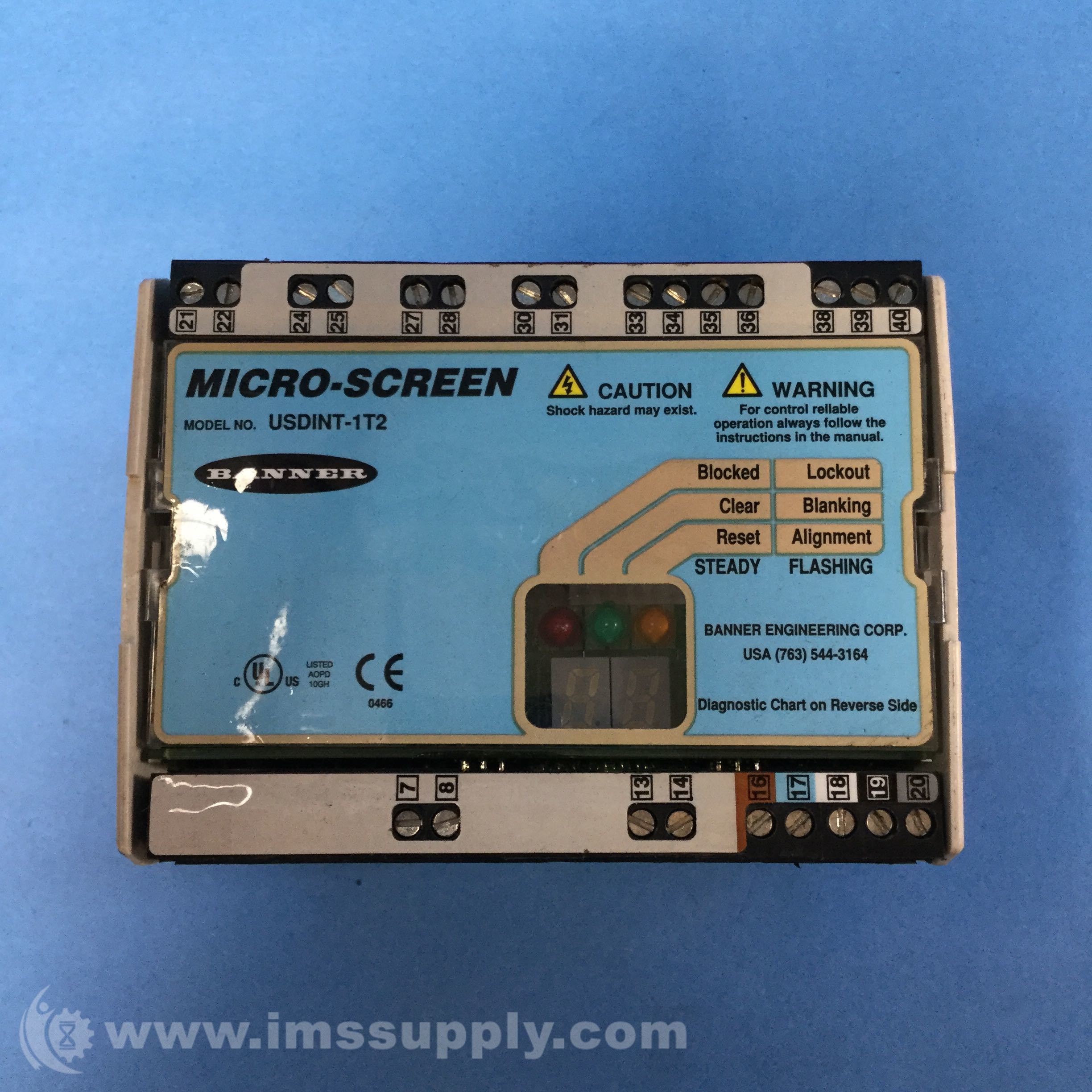 Details about   1pcs Used BANNER USDINT-1T2-68478 