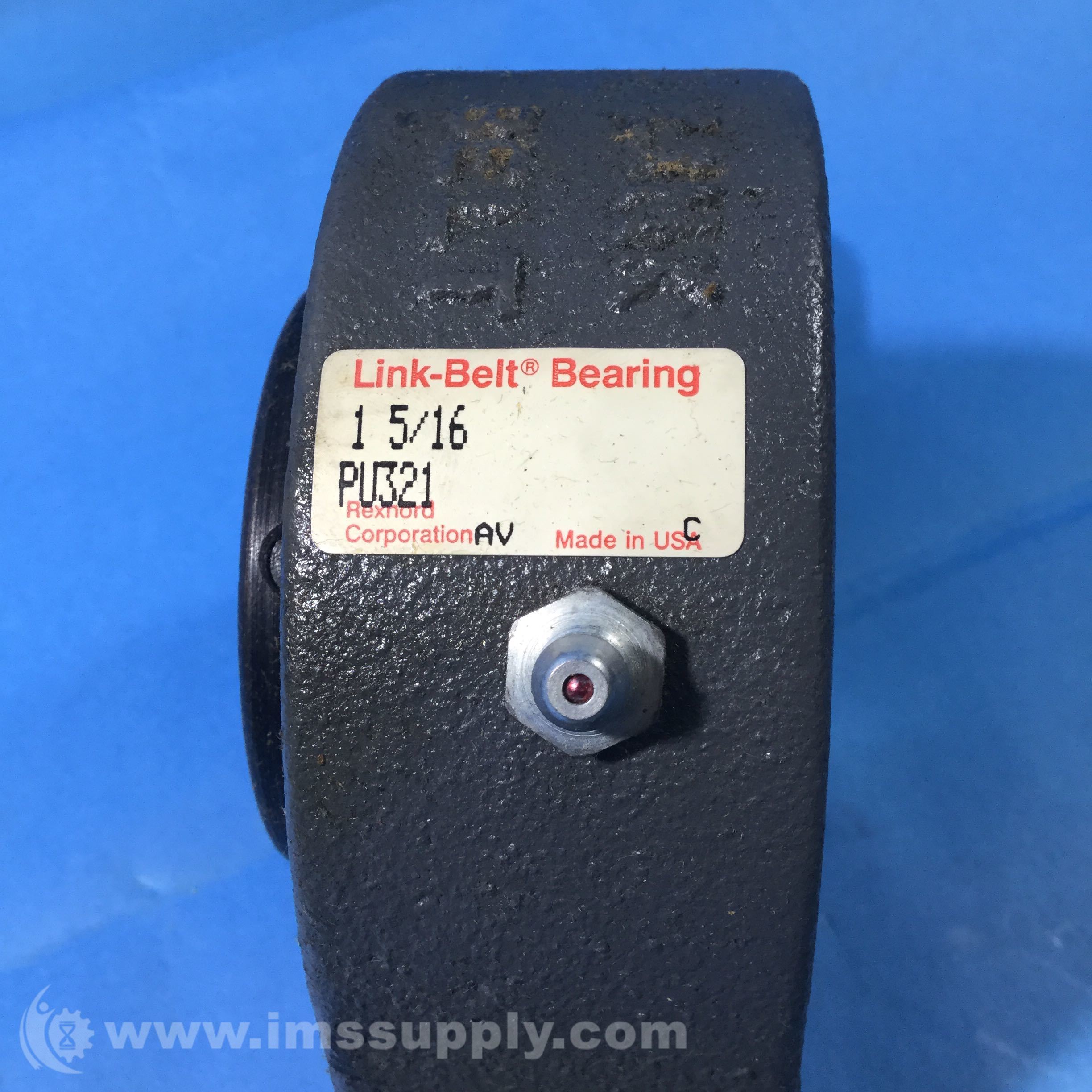 Rexnord Link Belt PU321 Pillow Block Ball Bearing, TwoBolt Base IMS