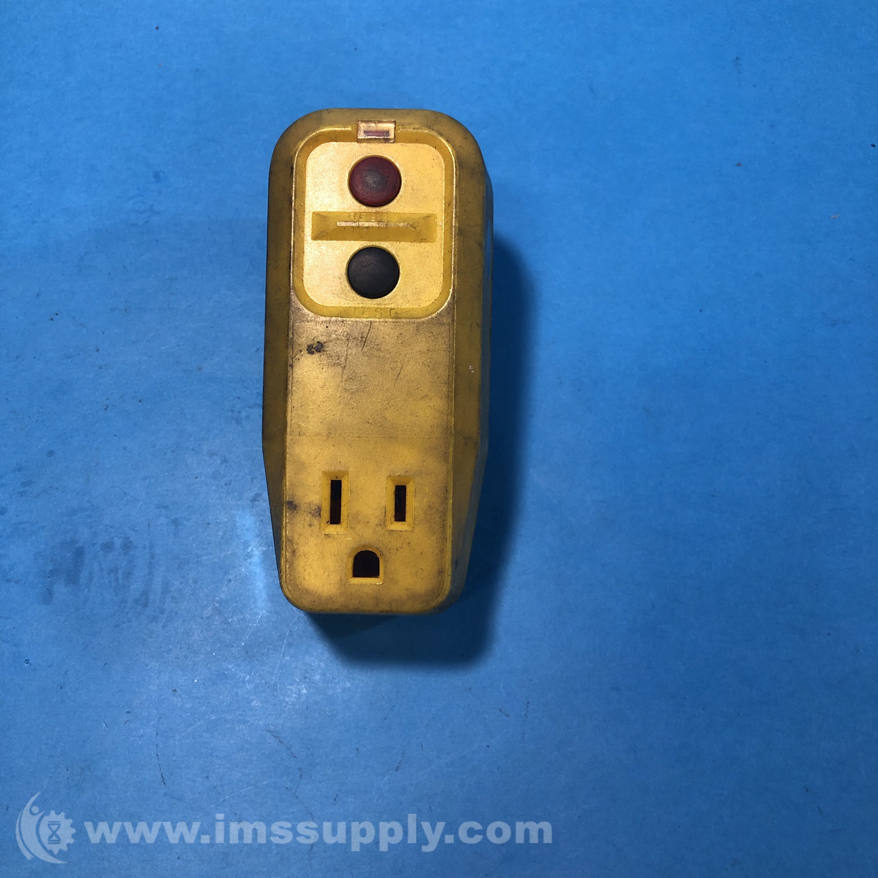 Tower Mfg 30339 RA GFCI Adapter Auto Reset 15 Amps 3 Prong Plug IMS