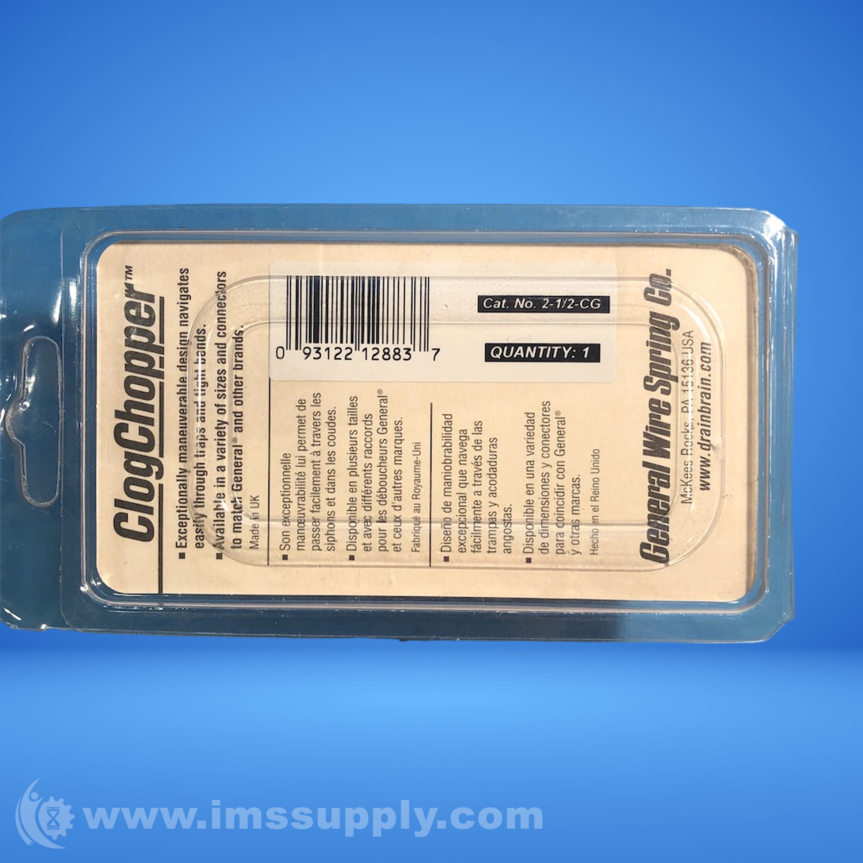 General Wire Spring Company 21/2CG IMS Supply