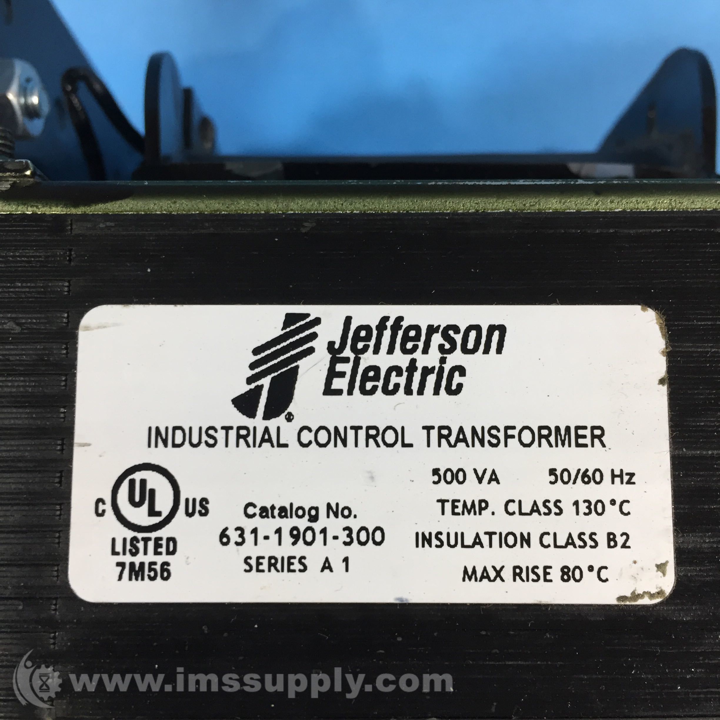 Jefferson Electric 6311901300 Electric Transformer, 500VA IMS Supply