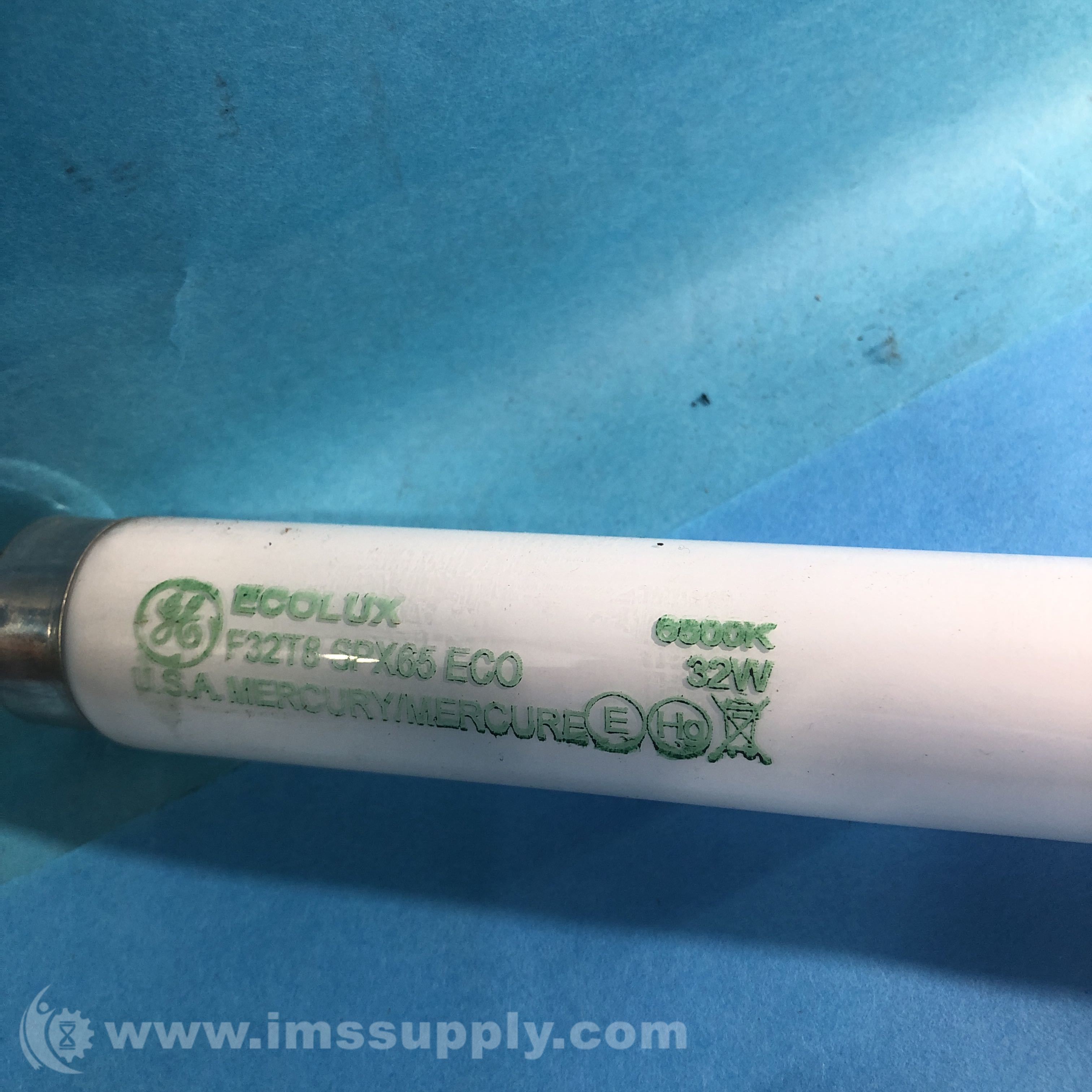 Ge Lighting 63548 Ecolux 6500K F32T8 SPX65 ECO Fluorescent Lamp