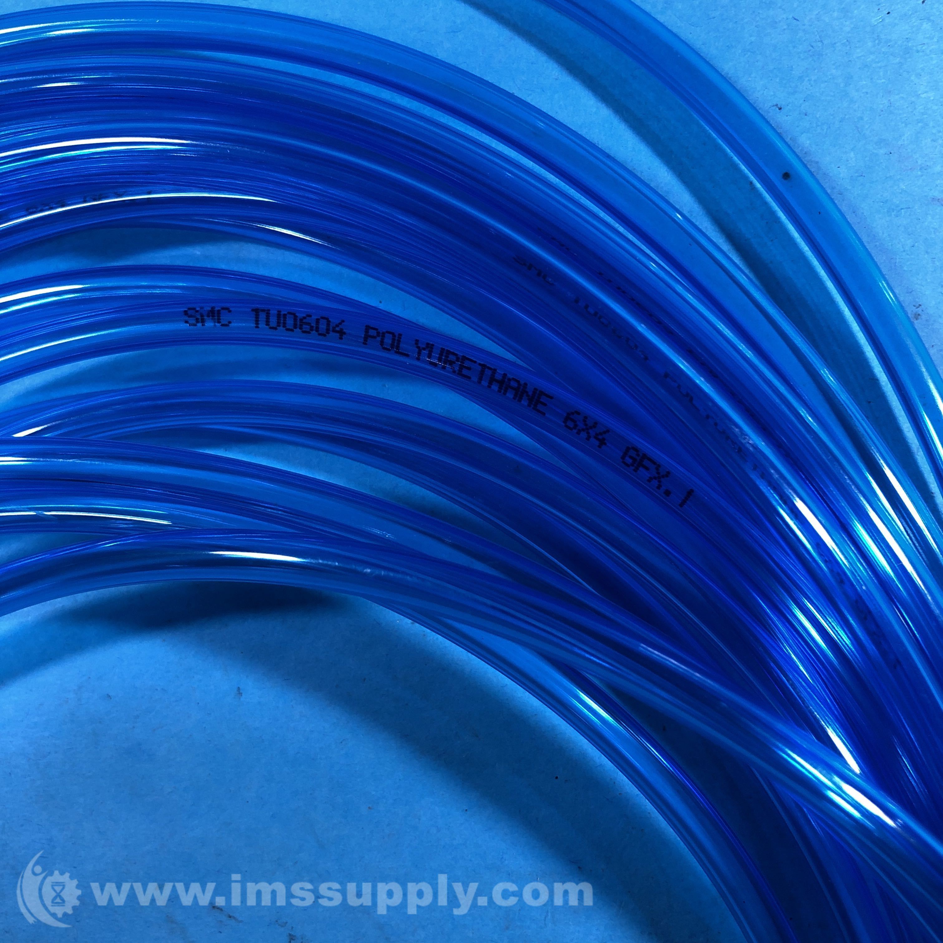 SMC TU0604-6X4 GFX.1 10 m LG Blue Polyurethane Tubing - IMS Supply
