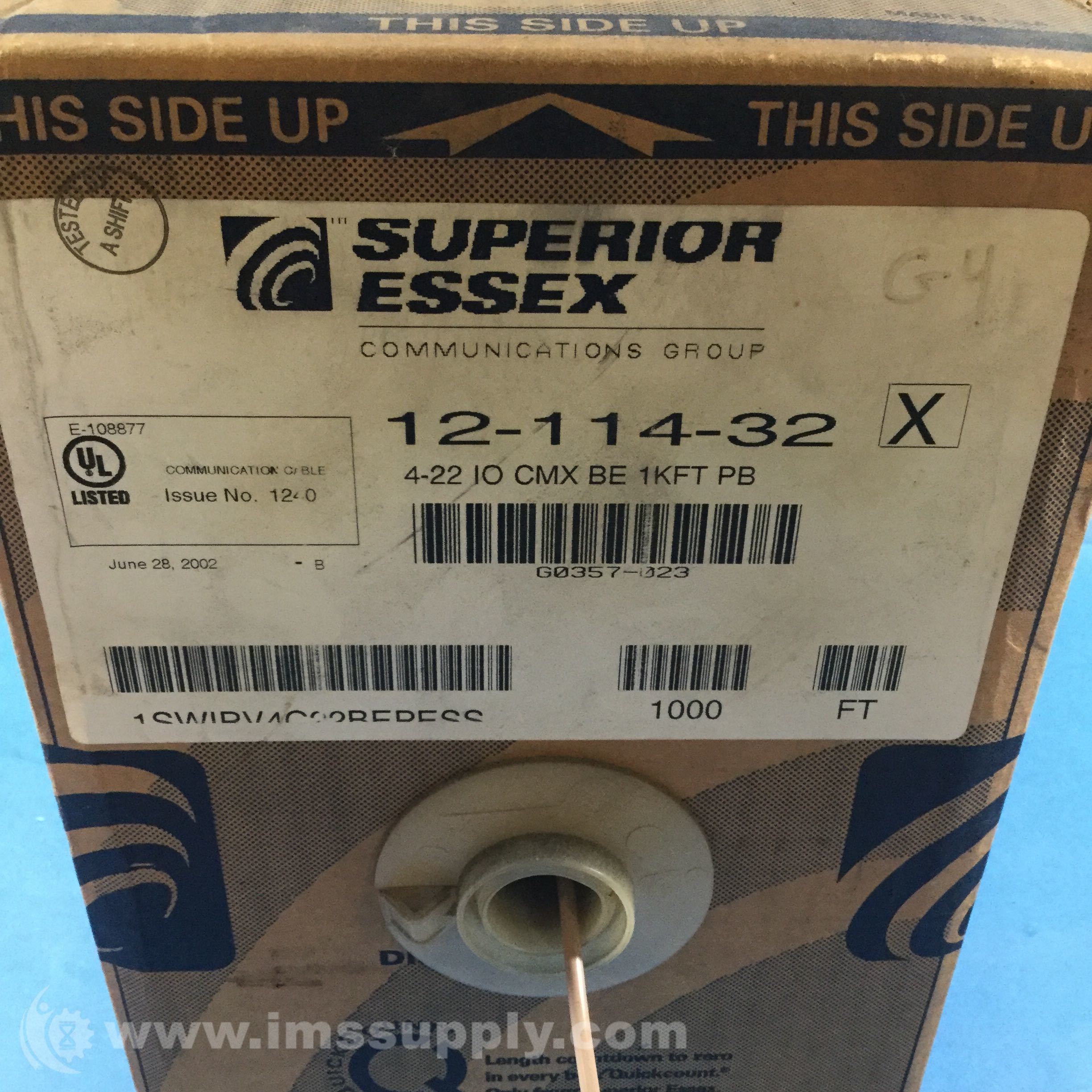Superior Essex 1211432 22AWG 4 Conductors/ Solid Wire Multi IMS Supply