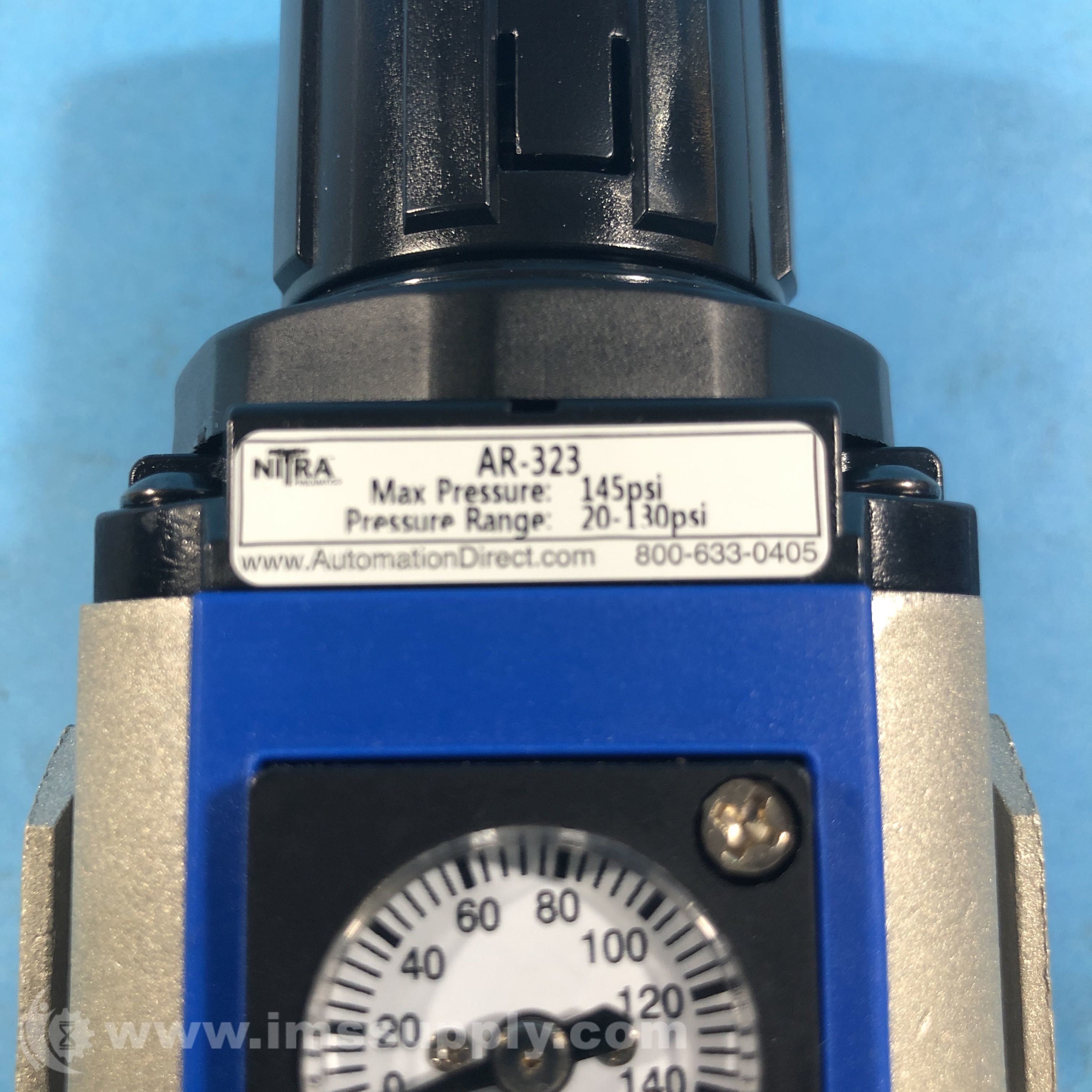 Nitra Pneumatics AR323 Pneumatic Regulator IMS Supply