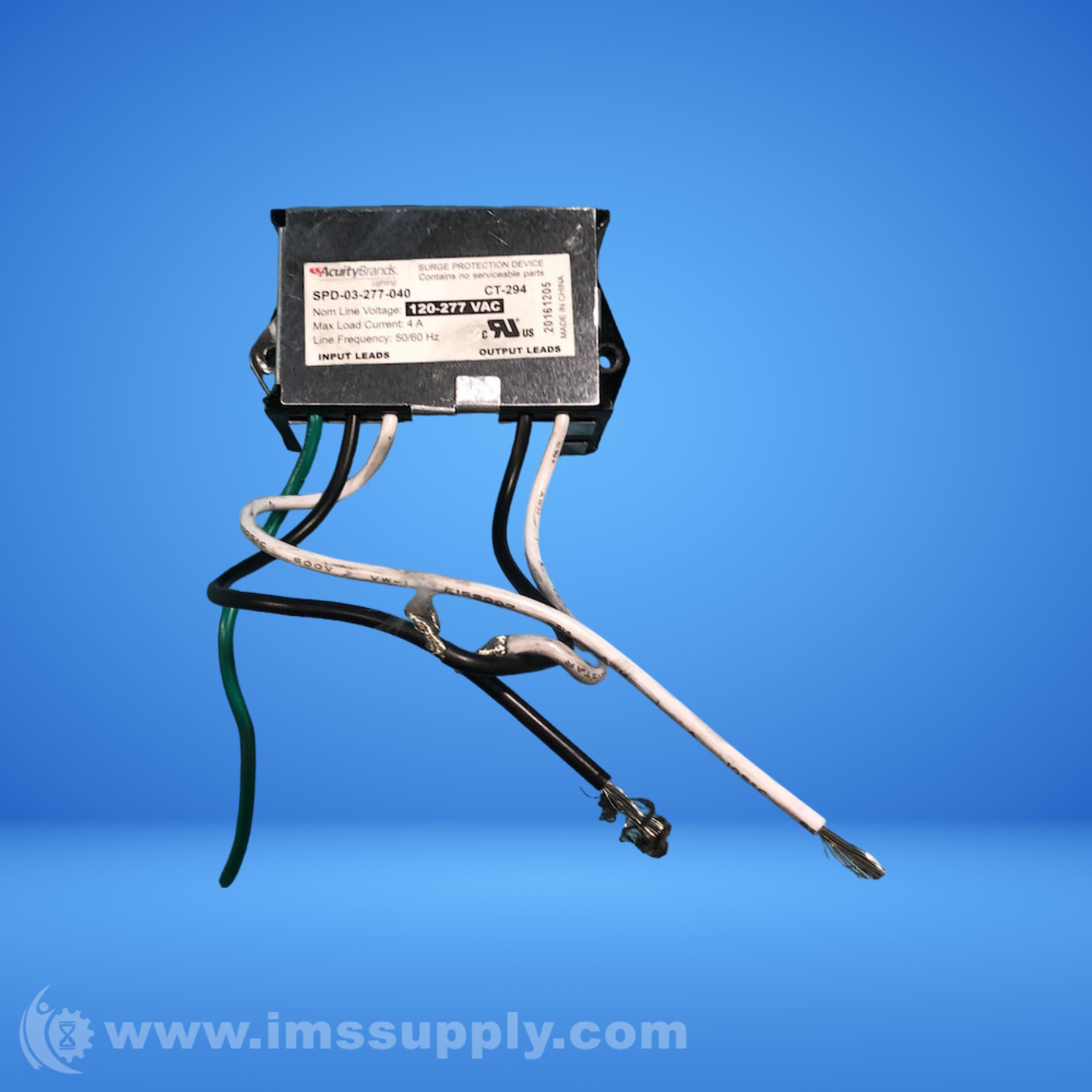 最も  Protector Surge SPD-03-277-040 Inc. Brands, Acuity - Supply IMS ブースター・導入液