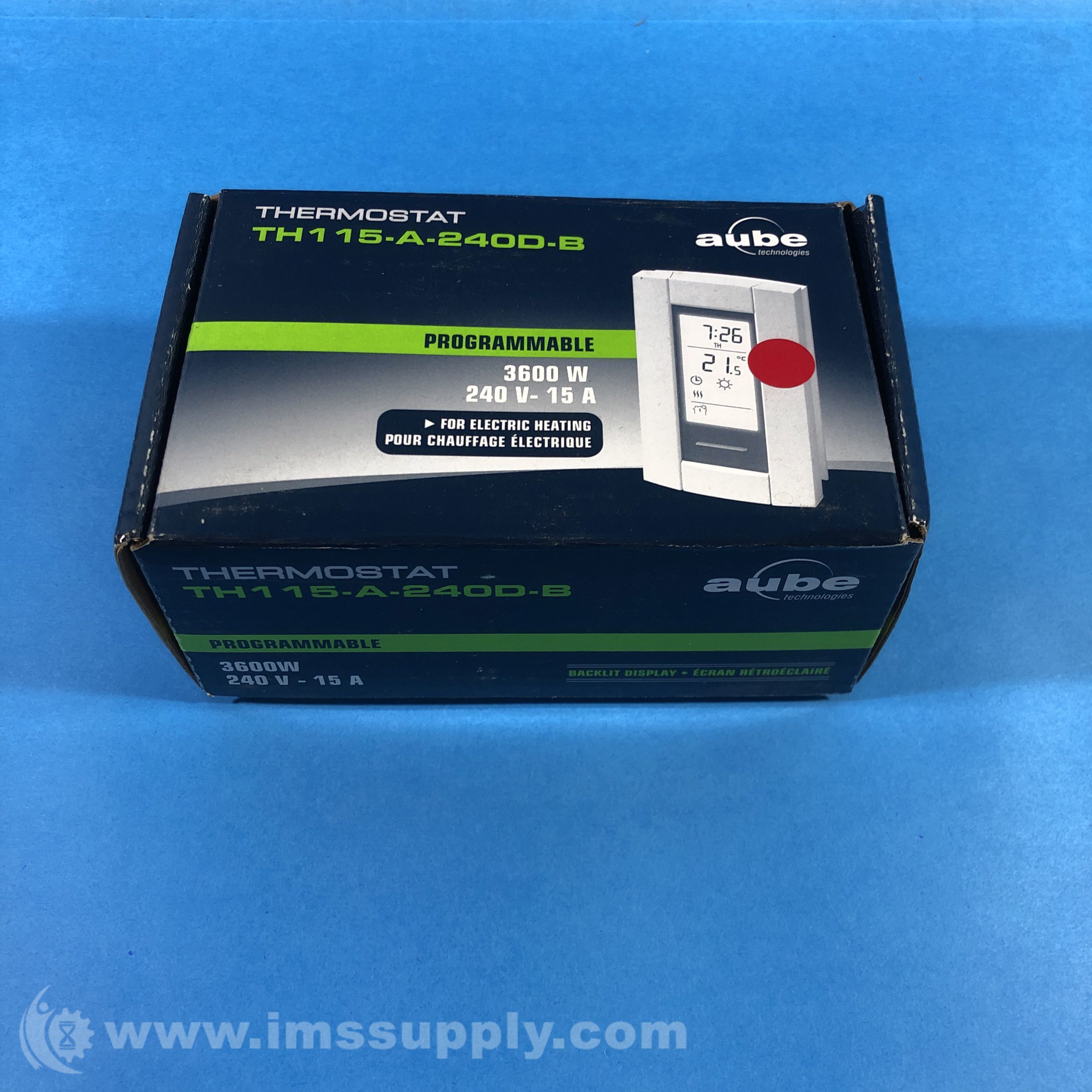 Aube Cadet Th115 In Floor Heating Thermostat Cadet Aube Th115 A