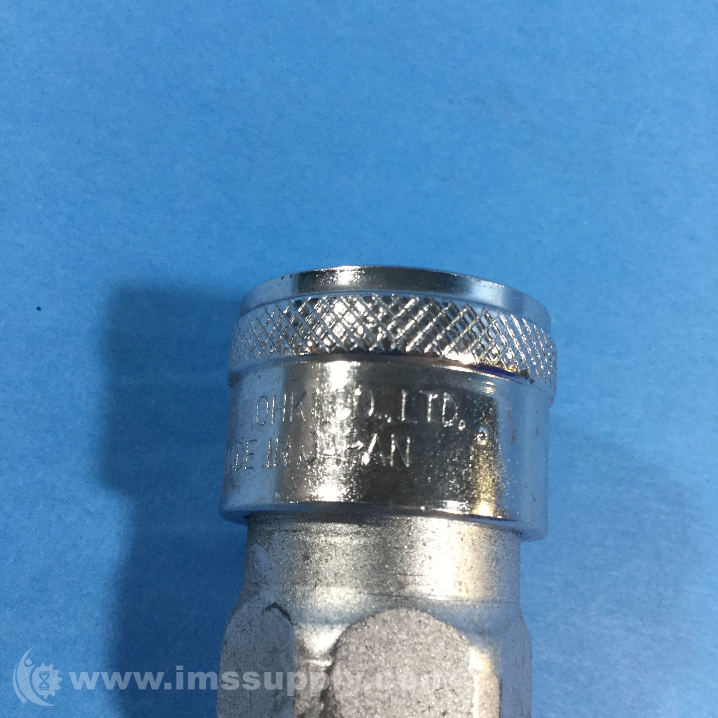 Nitto Kohki 30SM Pneumatic Pipe Fitting, SS41 Steel - IMS Supply