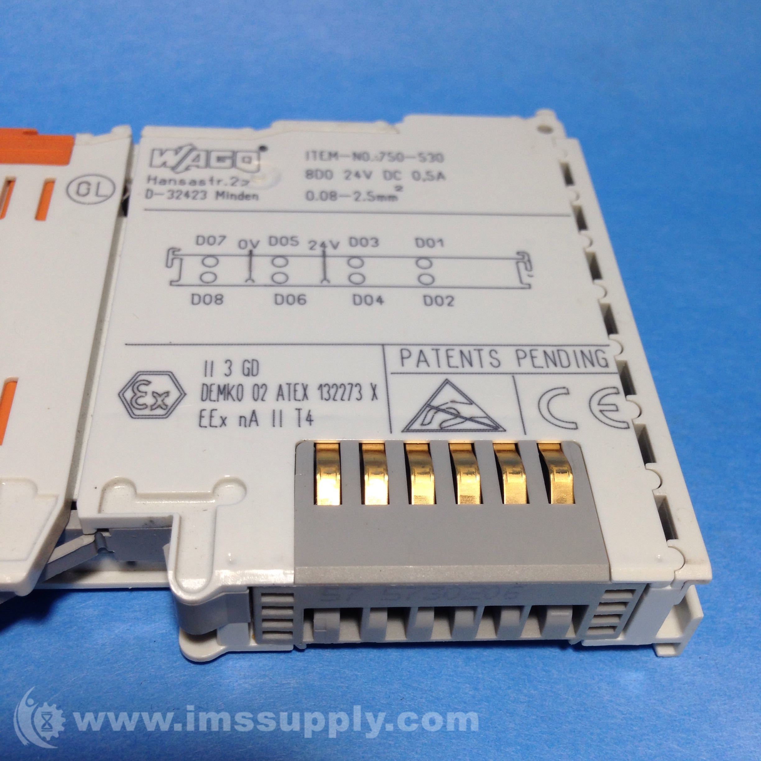 Industrial Automation & Motion Controls LOT OF 2 WAGO 750-530 8-Channel ...