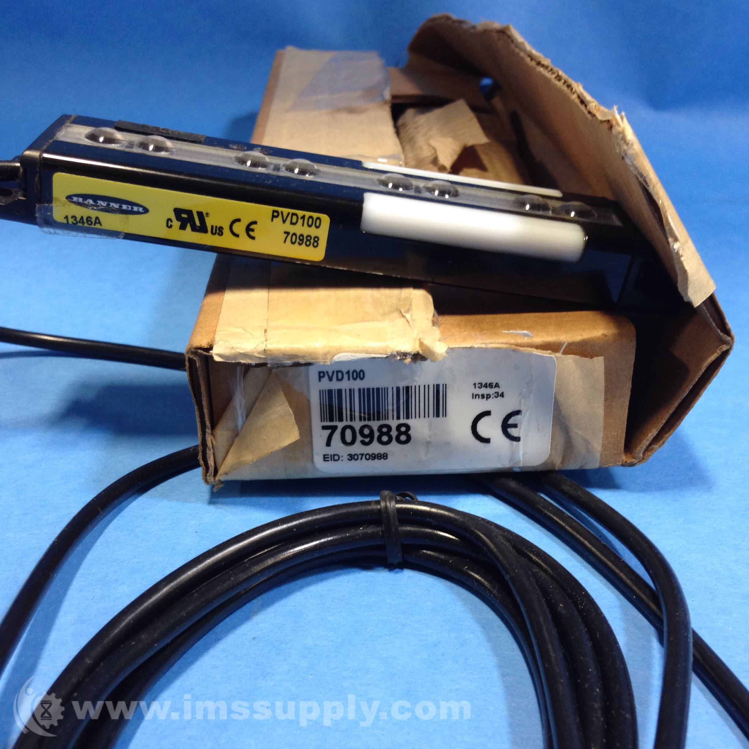 Banner PVD100 Photoelectric Sensor - IMS Supply