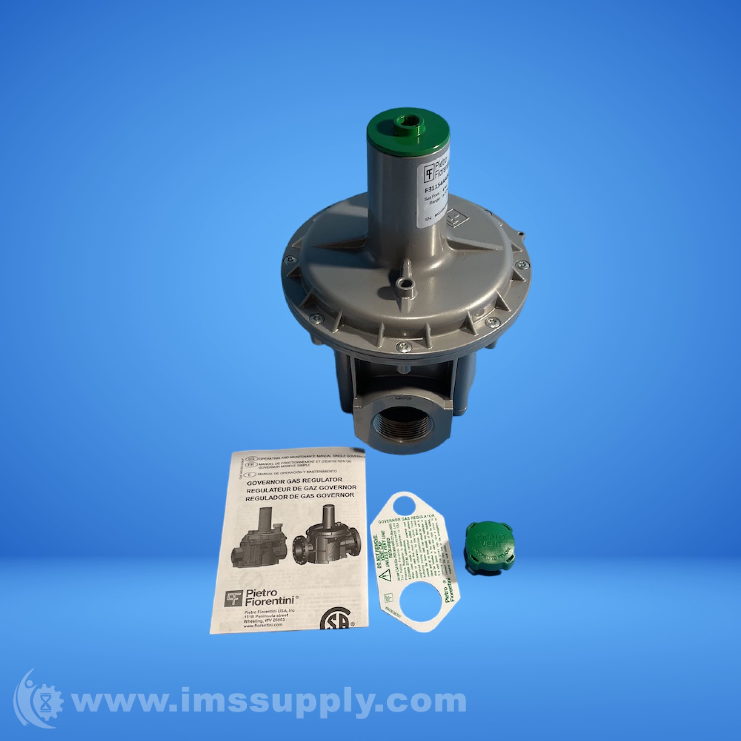 Pietro Fiorentini F31154AABQB Gas Pressure Regulator - IMS Supply