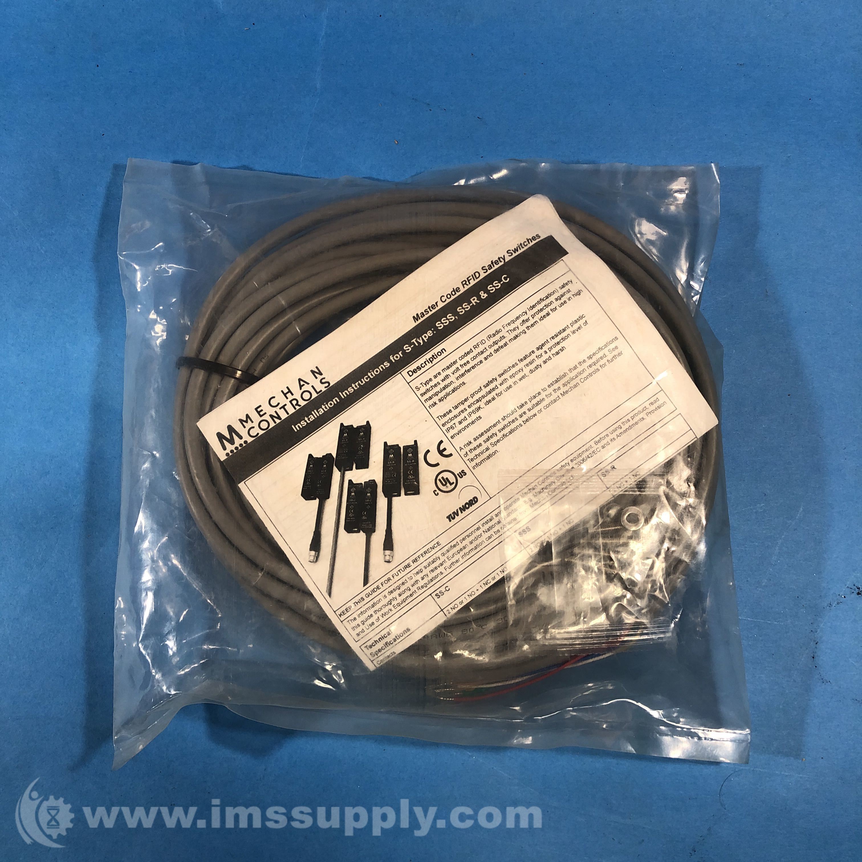 Mechan Controls SSR2110M Safety Switch & Actuator 10 Meter IMS Supply