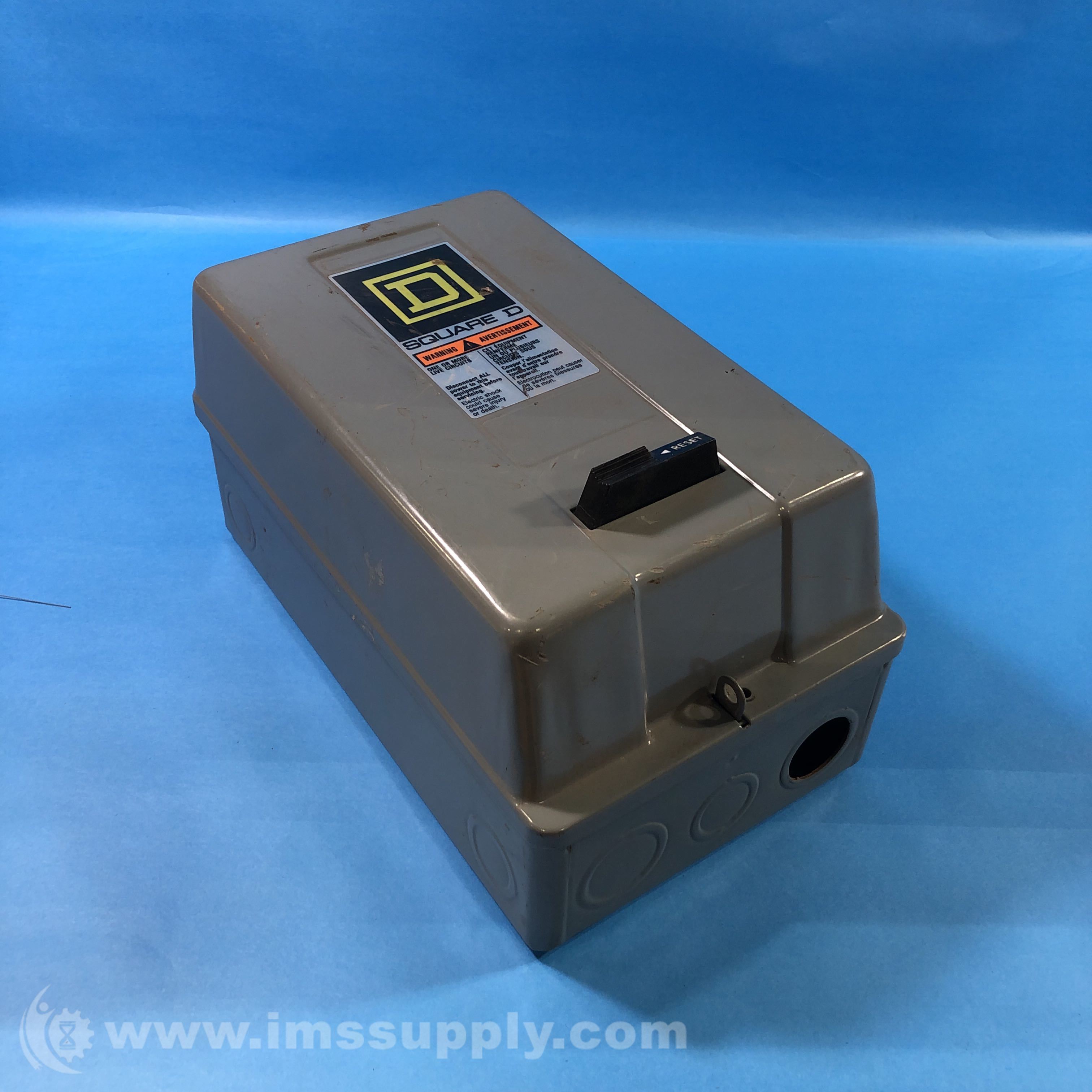 Square D 8536SAG12 Series B Contactor Motor Starter w/ Enclosure IMS