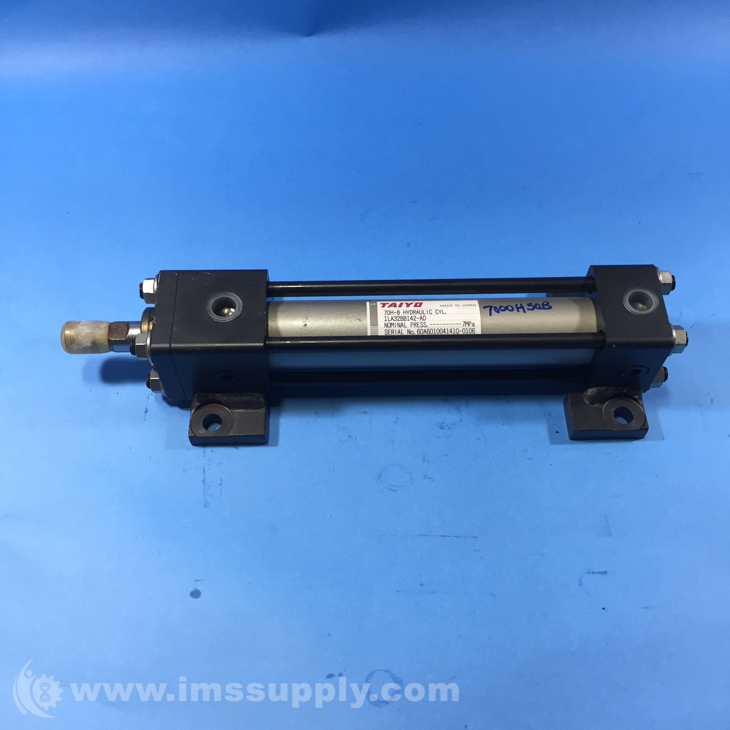 Taiyo 1LA32BB142AD Hydraulic Cylinder, 7 MPa IMS Supply