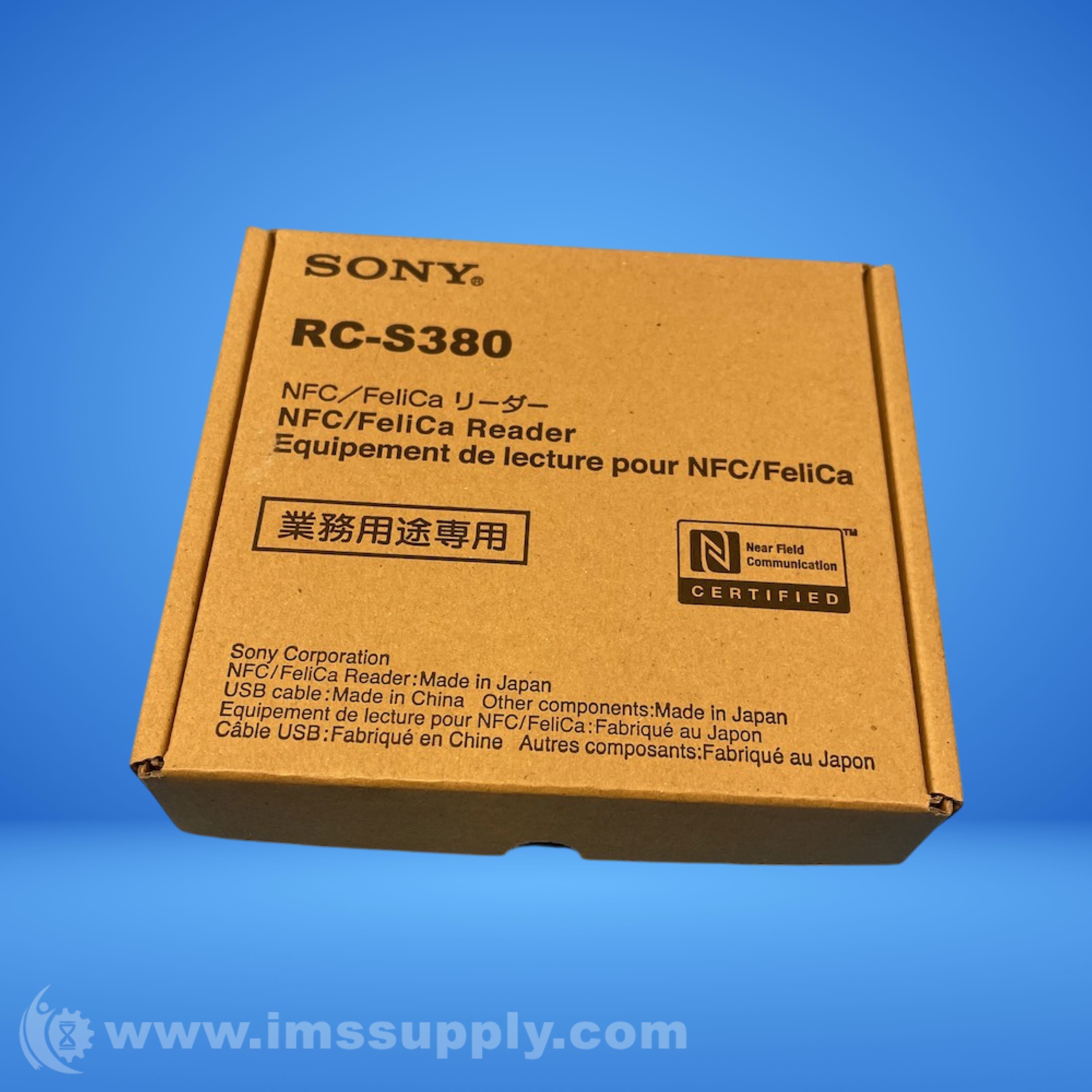 Sony RC-S380/S NFC USB Reader - IMS Supply